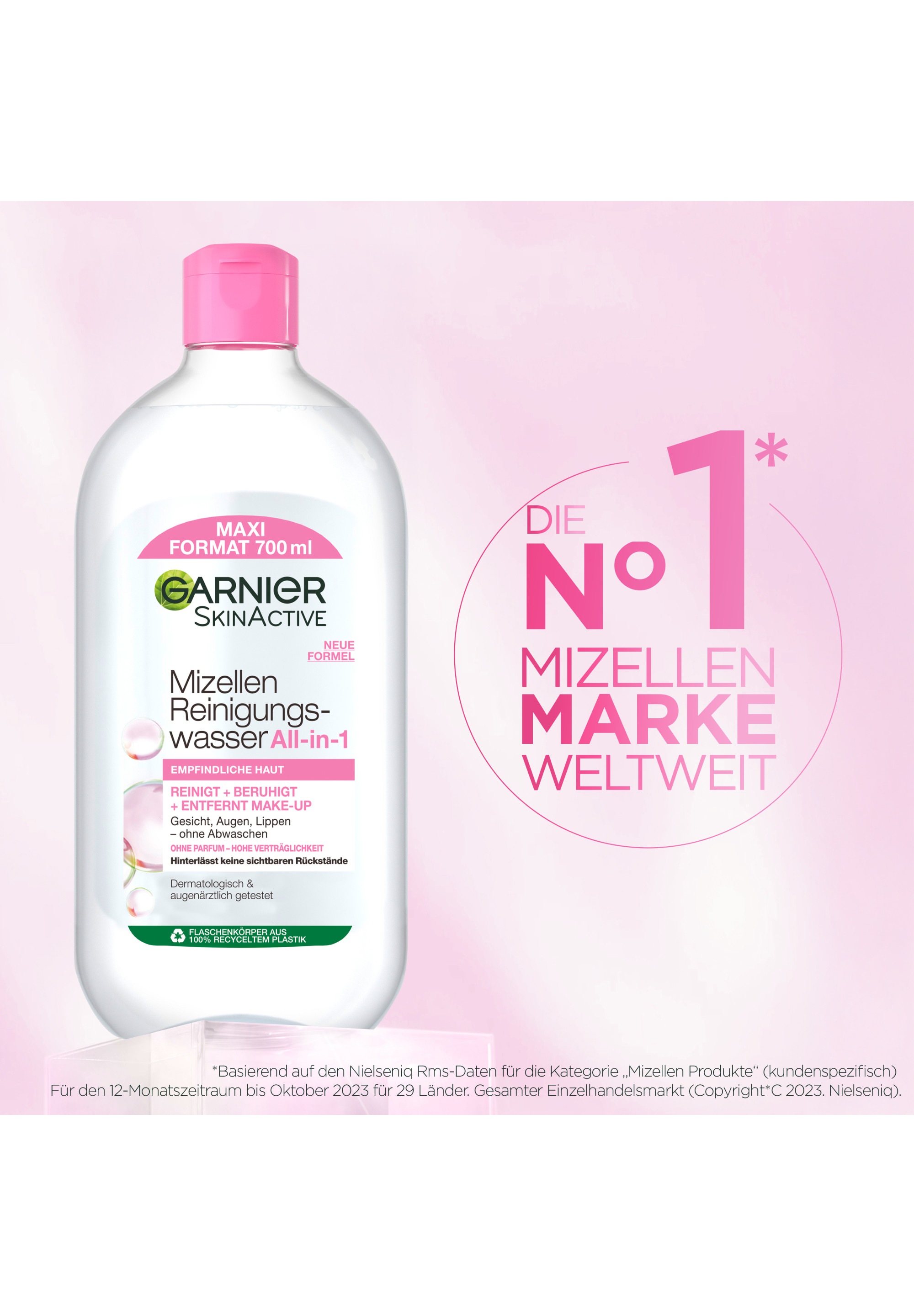 GARNIER Gesichtswasser »GARNIER SKIN ACTIVE MIZELLEN REINIGUNGSWASSER ALL-IN-1« Gesichtswasser