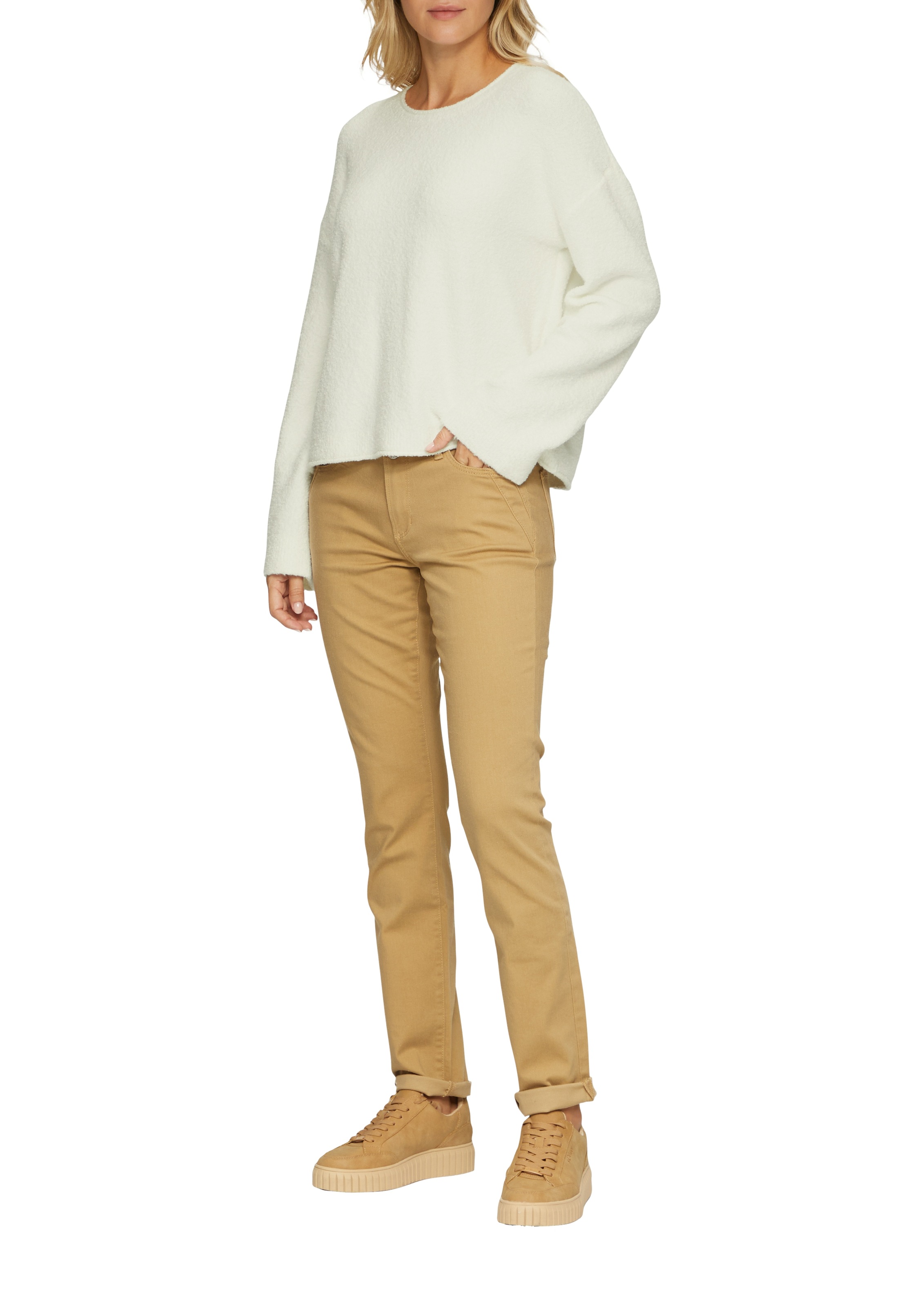 s.Oliver Strickpullover, in Bouclé Optik