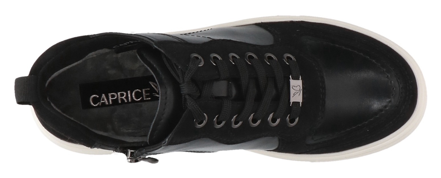Caprice Plateausneaker, Freizeitschuh, Halbschuh, Schnürschuh in bequemer Weite