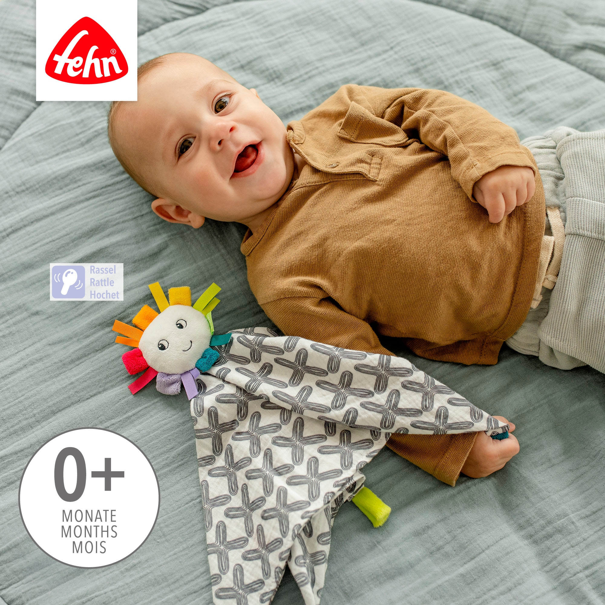 Fehn Kuscheltuch »Musselin-Schmusetuch Sonne«