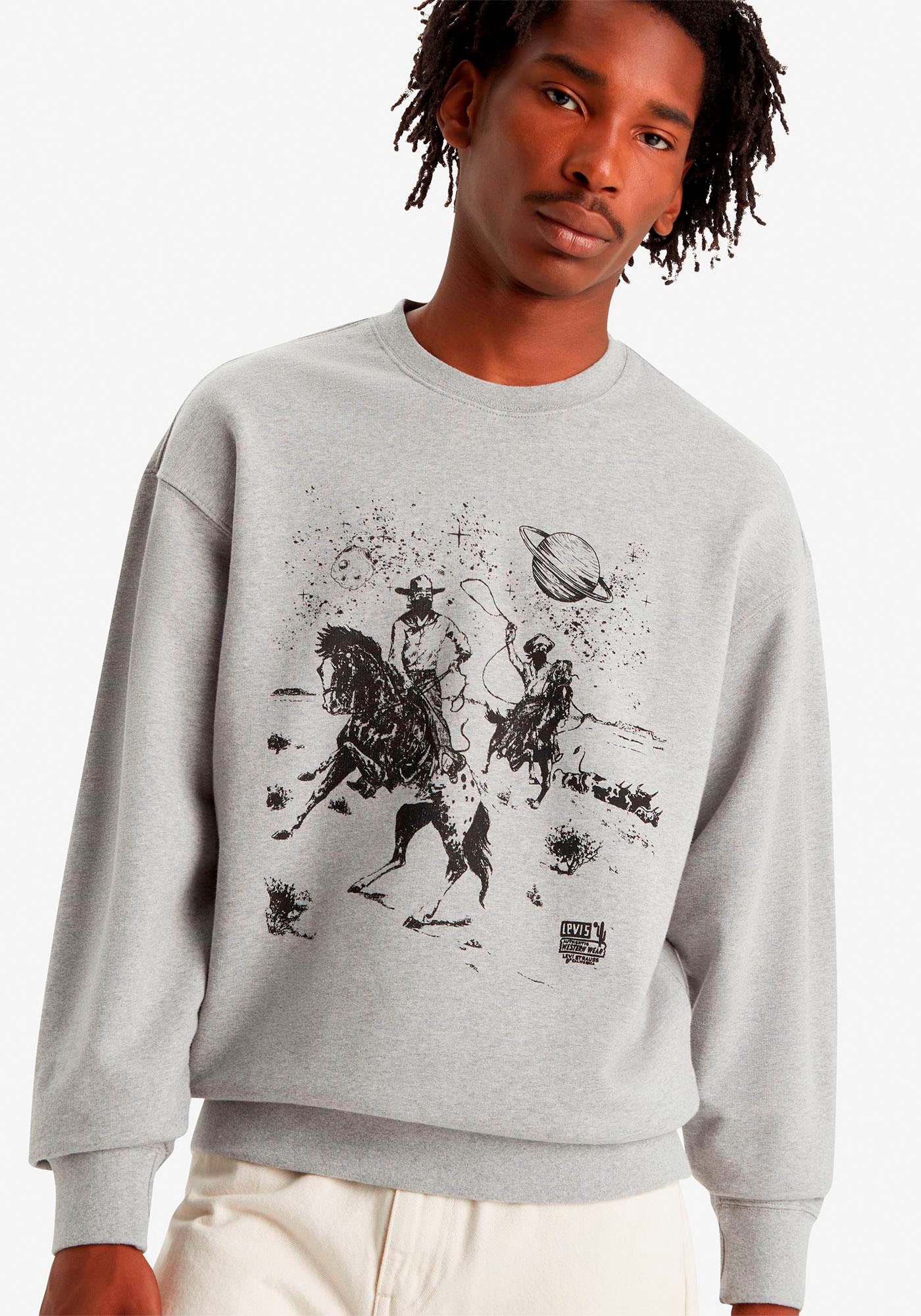 Levi's® Sweatshirt »RELAXD GRAPHIC CREW GREYS«