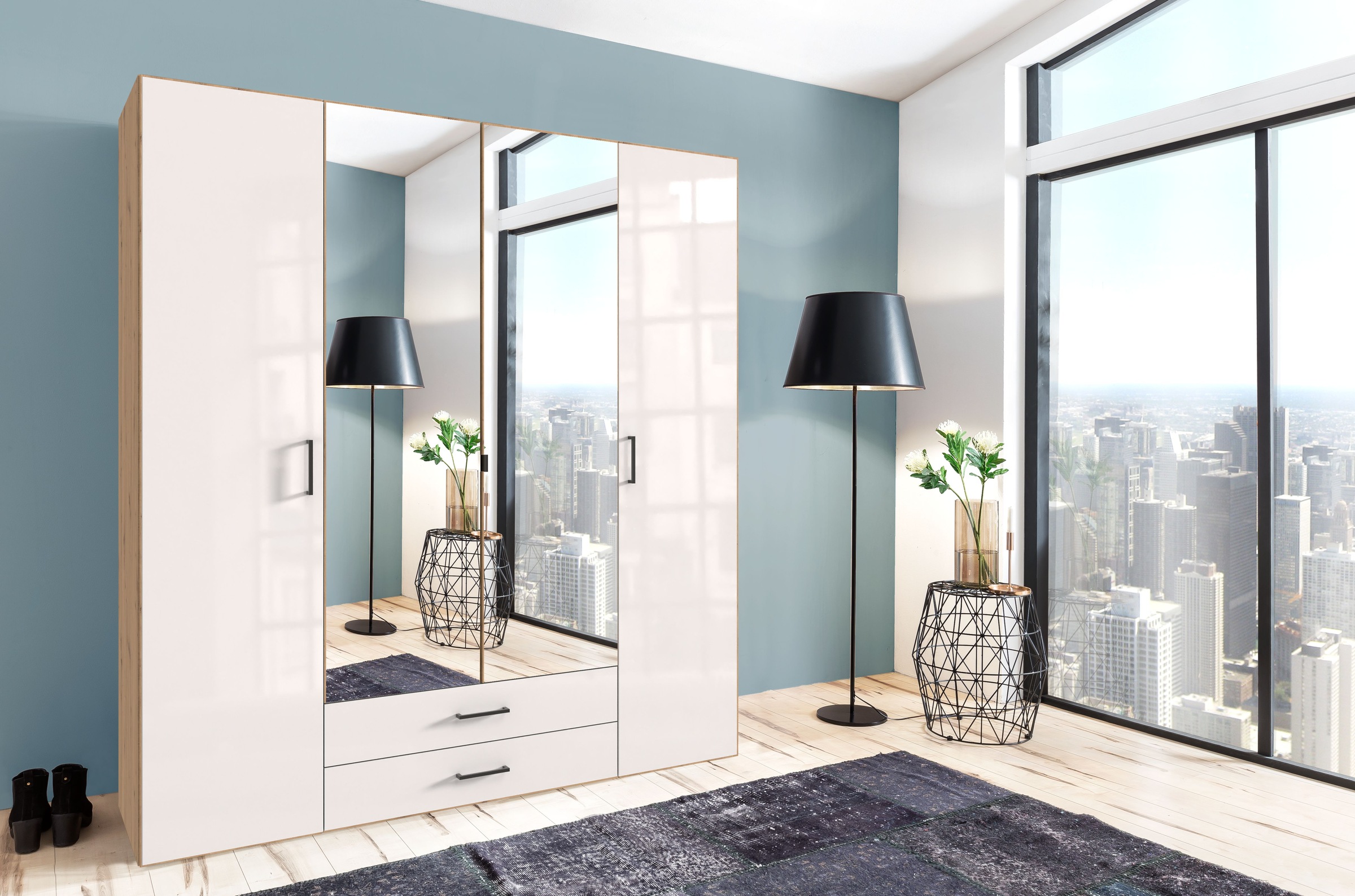Wimex Drehtürenschrank »Mugano, 135 oder 180cm breit, 208 oder 236cm hoch, günstig online kaufen