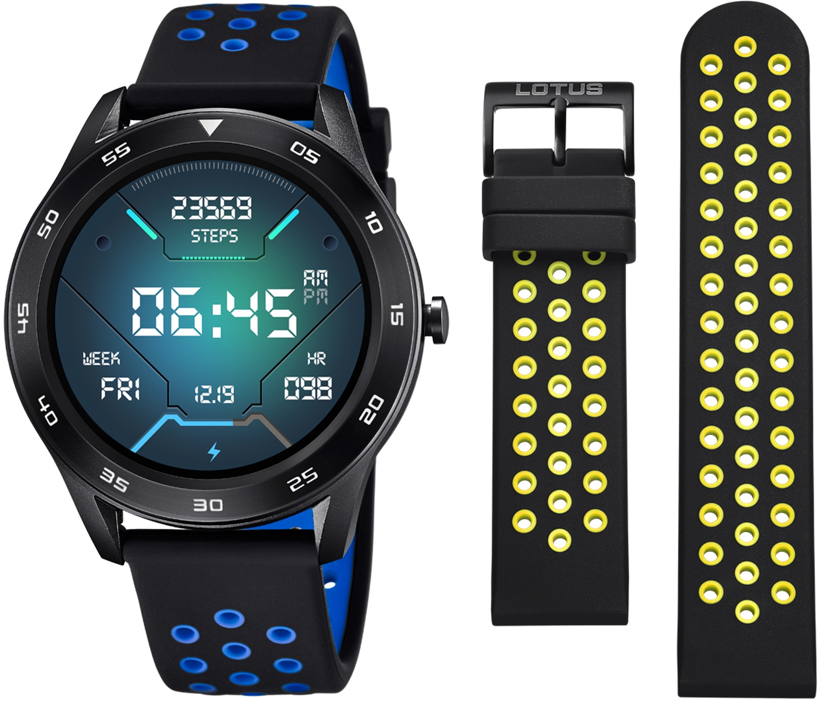 Bild von Lotus Smartwatch »Smartime, 50013/3«, Armbanduhr,Herrenuhr,Silikonarmband,Schrittzähler,digital,Geschenkidee)