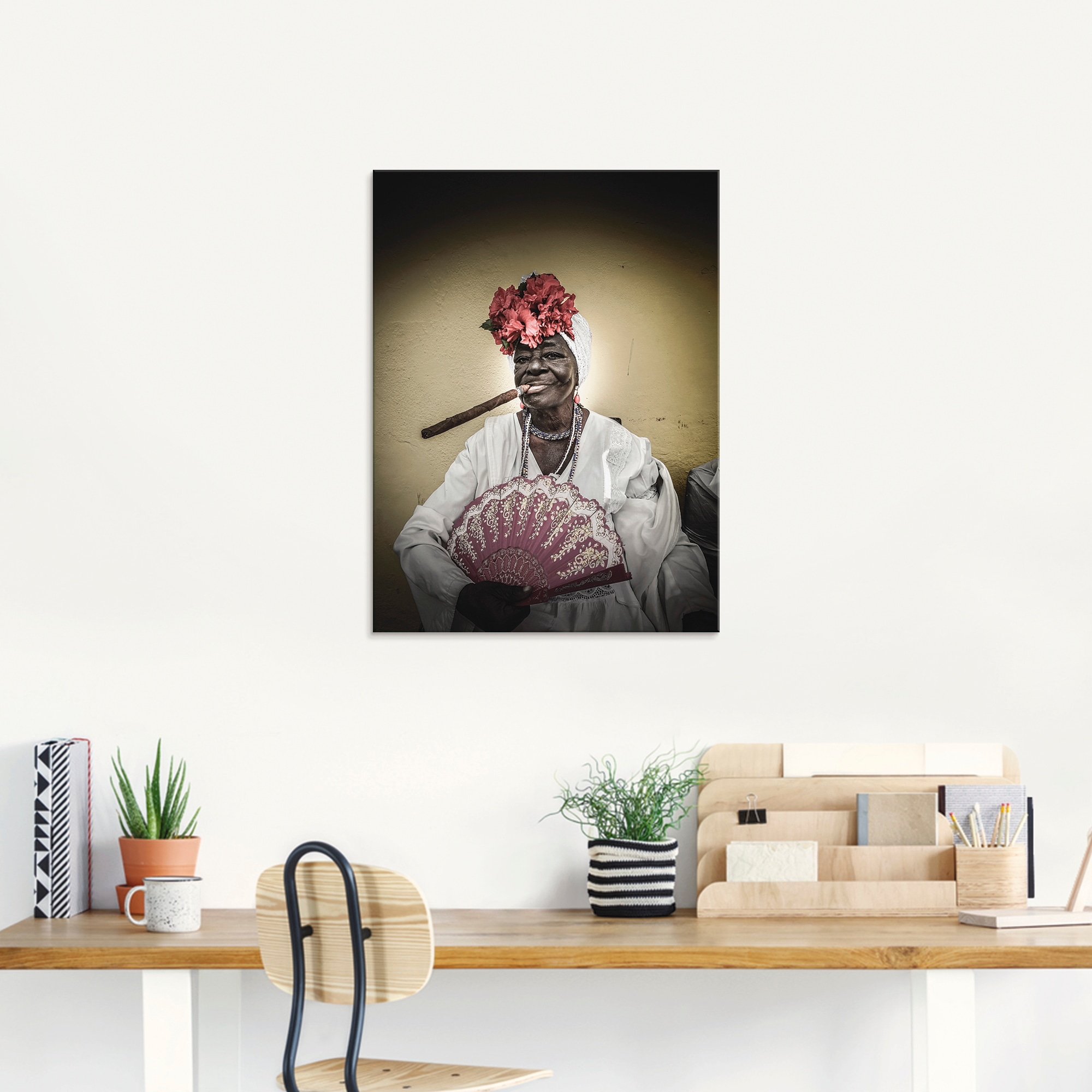 Artland Glasbild »Havanna«, Frau, (1 St.), in verschiedenen Größen