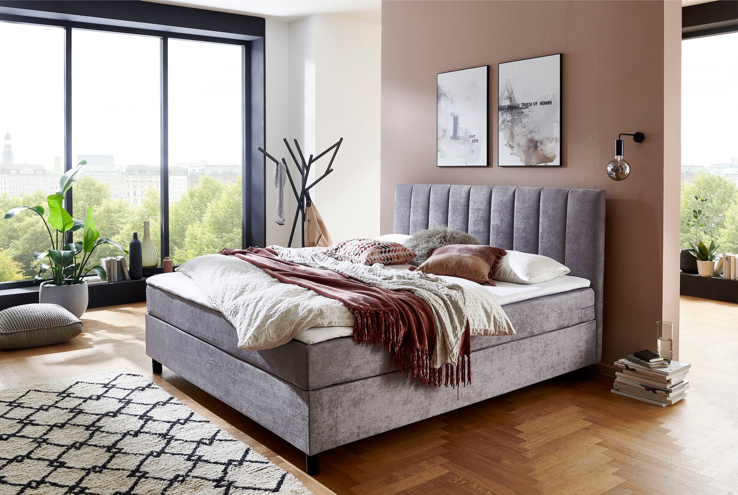 ATLANTIC home collection Boxbett "Henriete", Tonnentaschenfederkern-Matratz günstig online kaufen