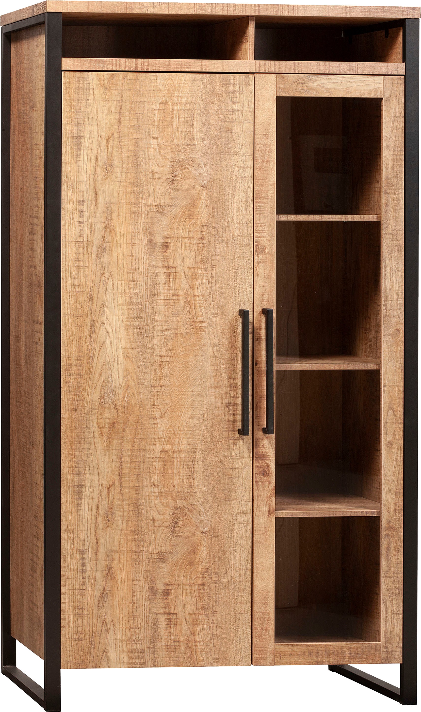 OMG Design Vitrine »Carriba Wohnzimmerschrank«, Höhe 190 cm, mit Soft-Close
