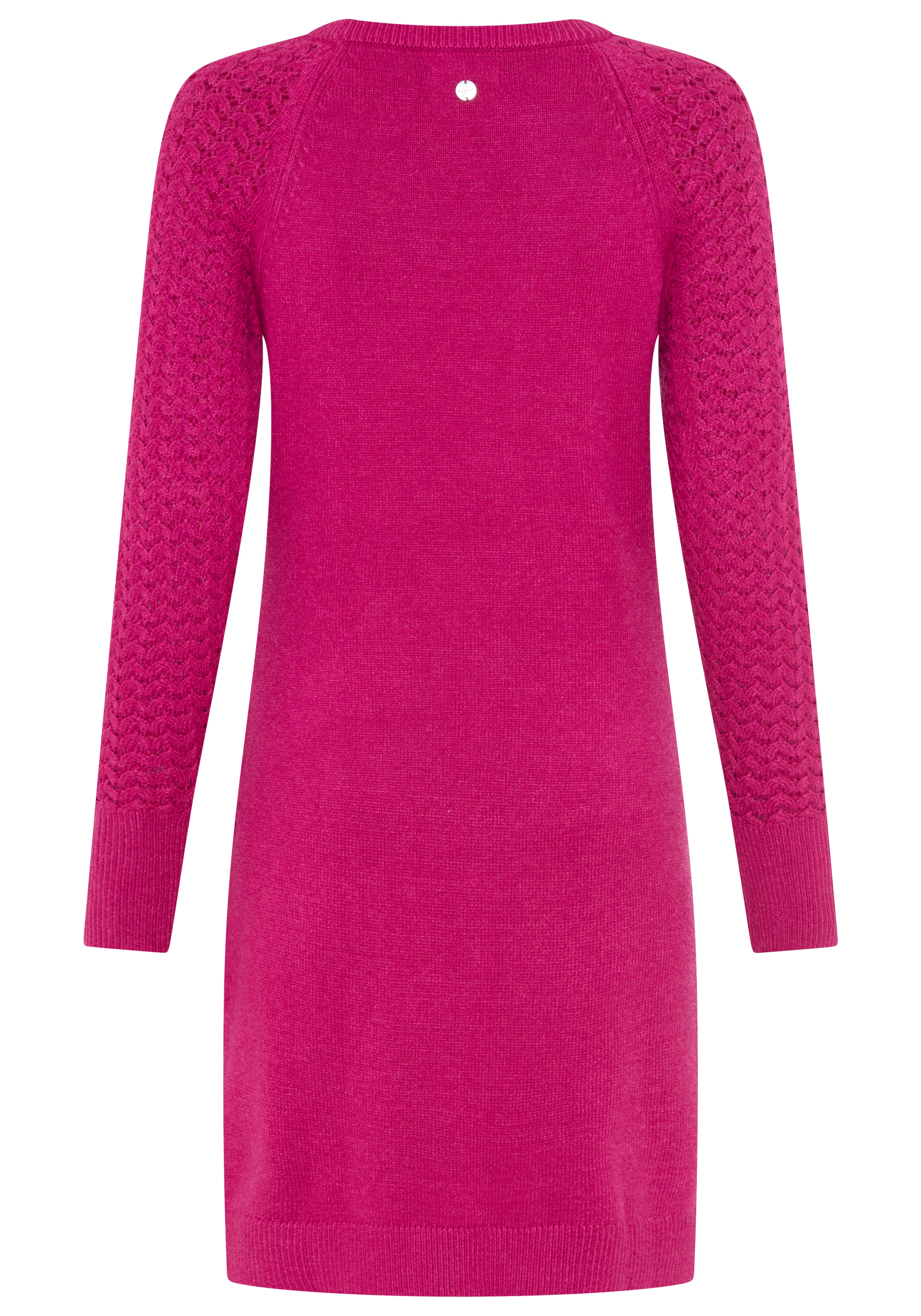 Tamaris Strickkleid Mini-Länge mit Ajourstrickmuster aus Viskosemischung