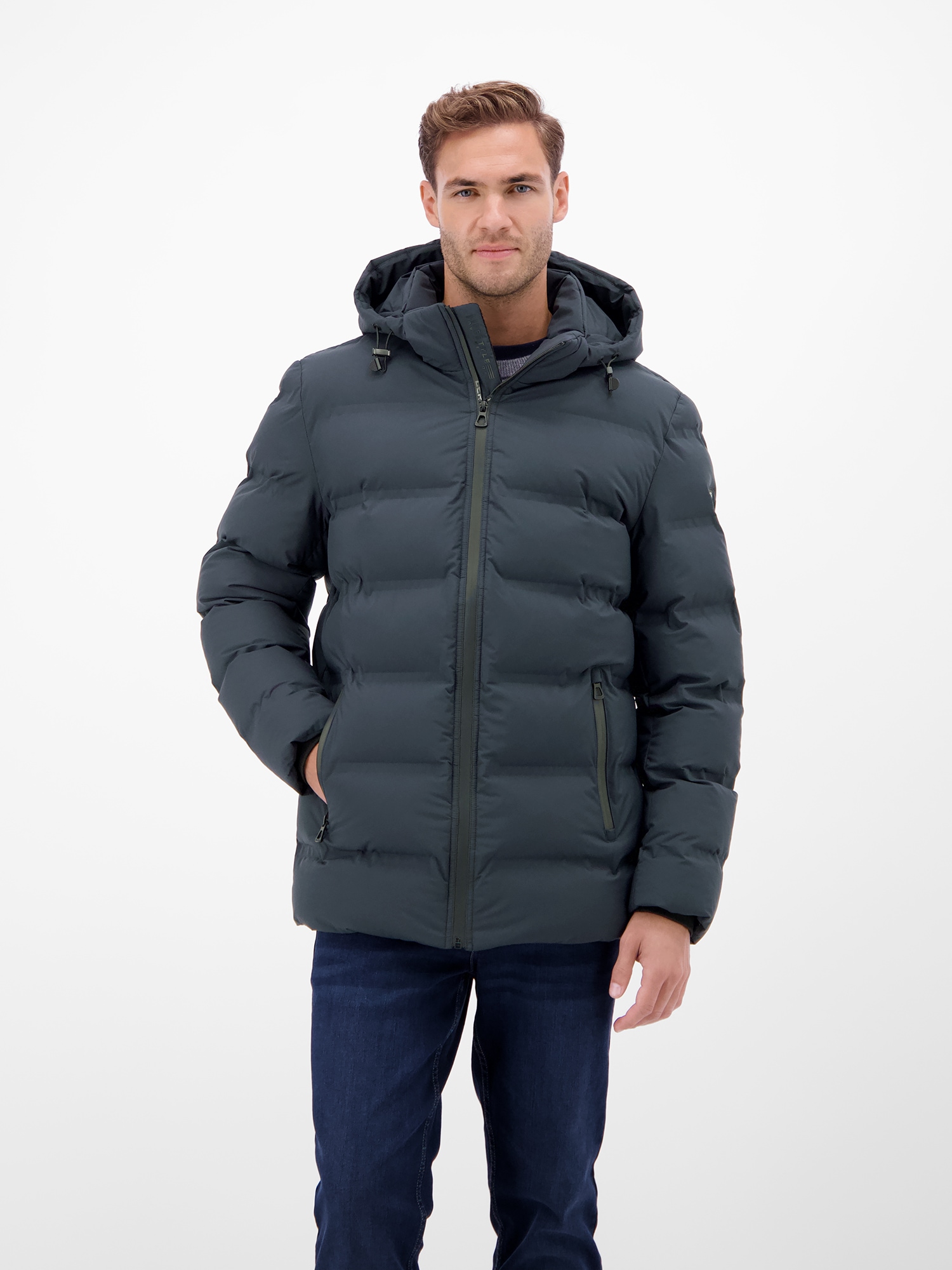 LERROS Winterjacke »LERROS Herren Winterjacke - smart und unkompliziert« mit Kapuze Wasserabweisend