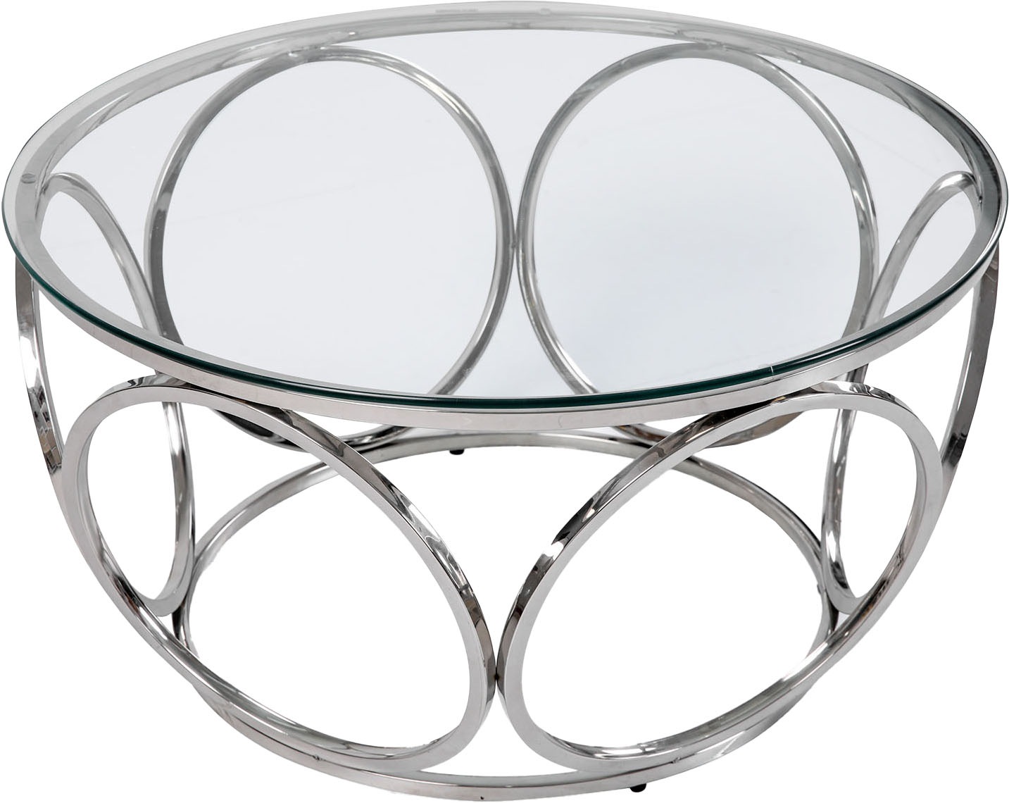 SalesFever Couchtisch "Couchtisch im eleganten Stil", mit Design-Gestell au günstig online kaufen