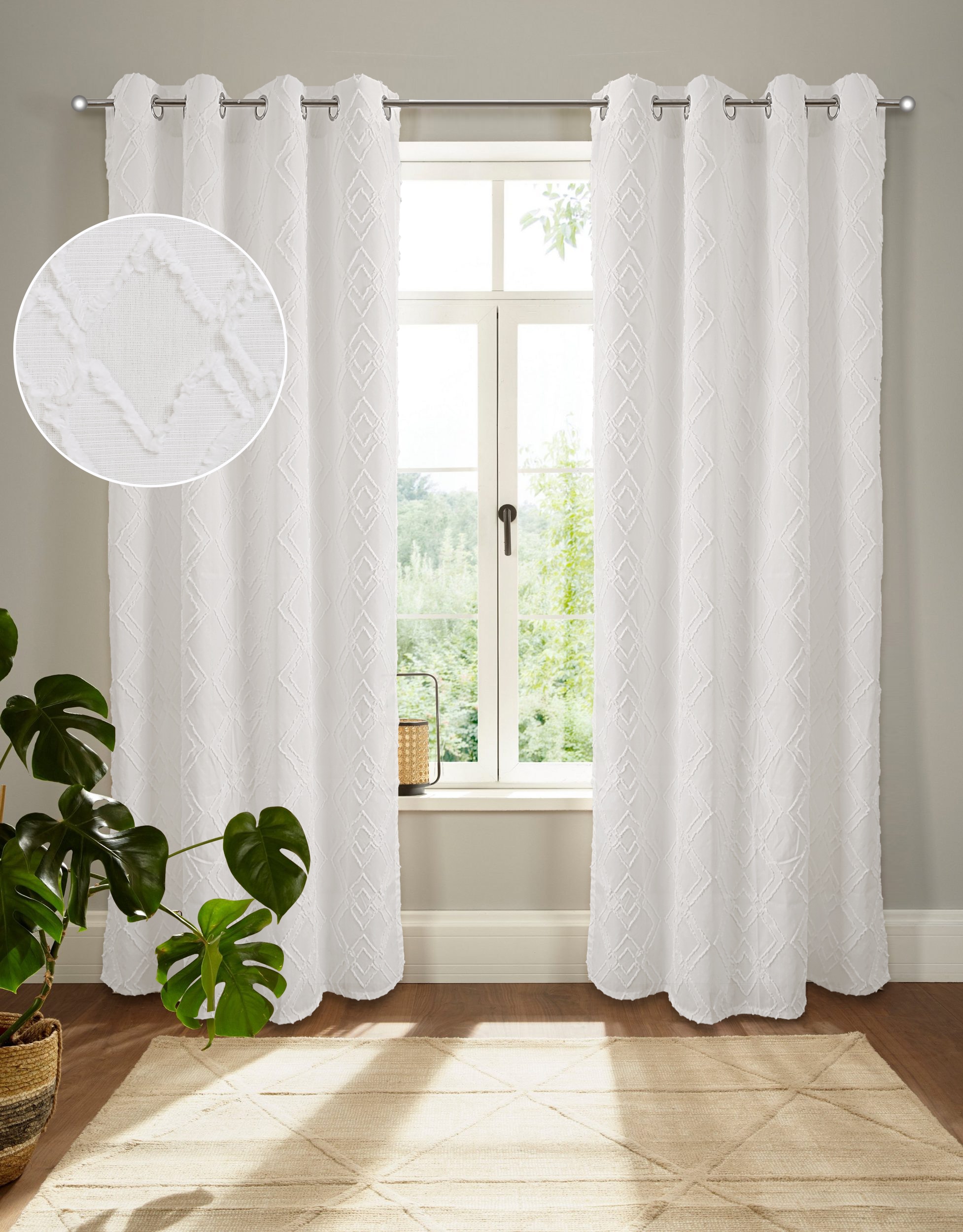 andas Gardine »Markane« Ösen 1 Stk. tlg. günstig online kaufen