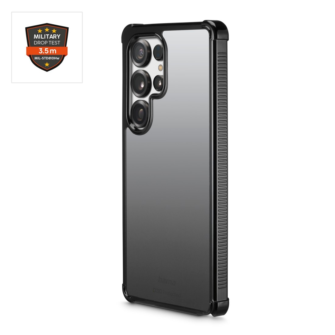 Hama Smartphone-Hülle »Handyhülle "Extreme Protect" für Galaxy S25 Ultra (sturz- u. stoßfest)« Wireless-Charging