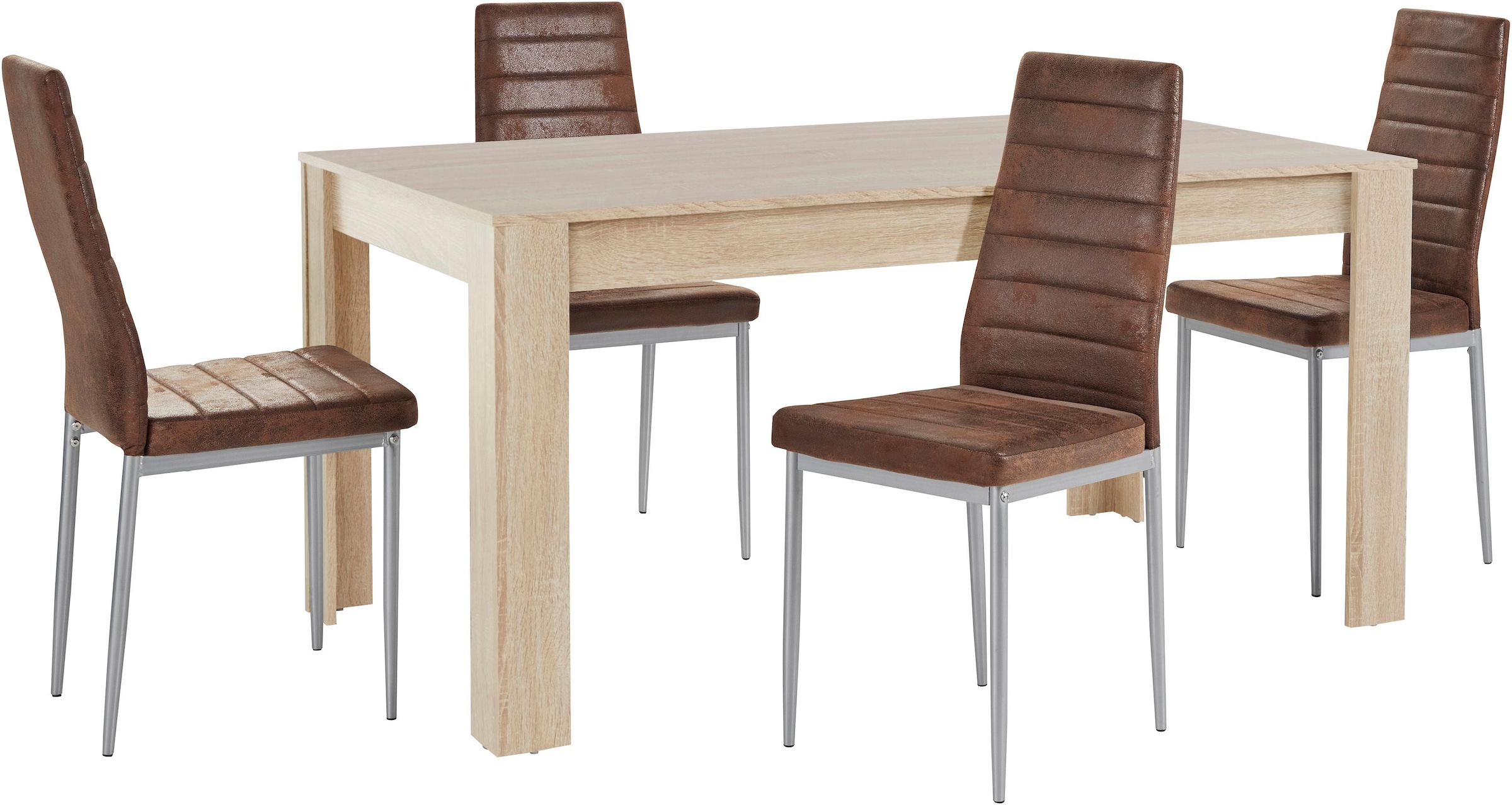 INOSIGN Essgruppe "Lynn160/Kate", (Set, 5 tlg.), Tisch mit 4 Stühlen, Belas günstig online kaufen