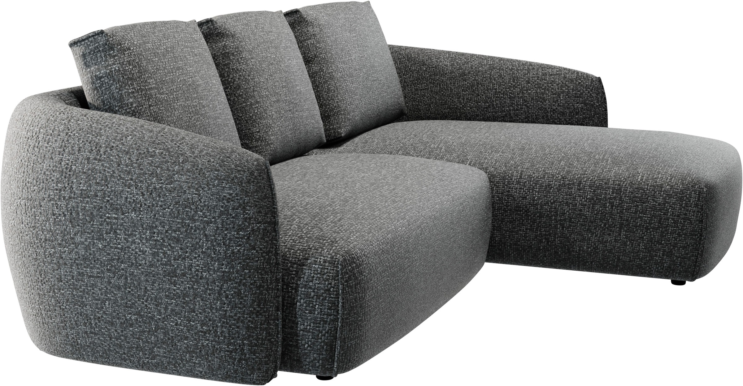 Guido Maria Kretschmer Home&Living Ecksofa »Shawn Designsofa mit elegant geschwungen Armlehnen, L-Form«, bequem, organischer Form, mit hochwertigem Bezug
