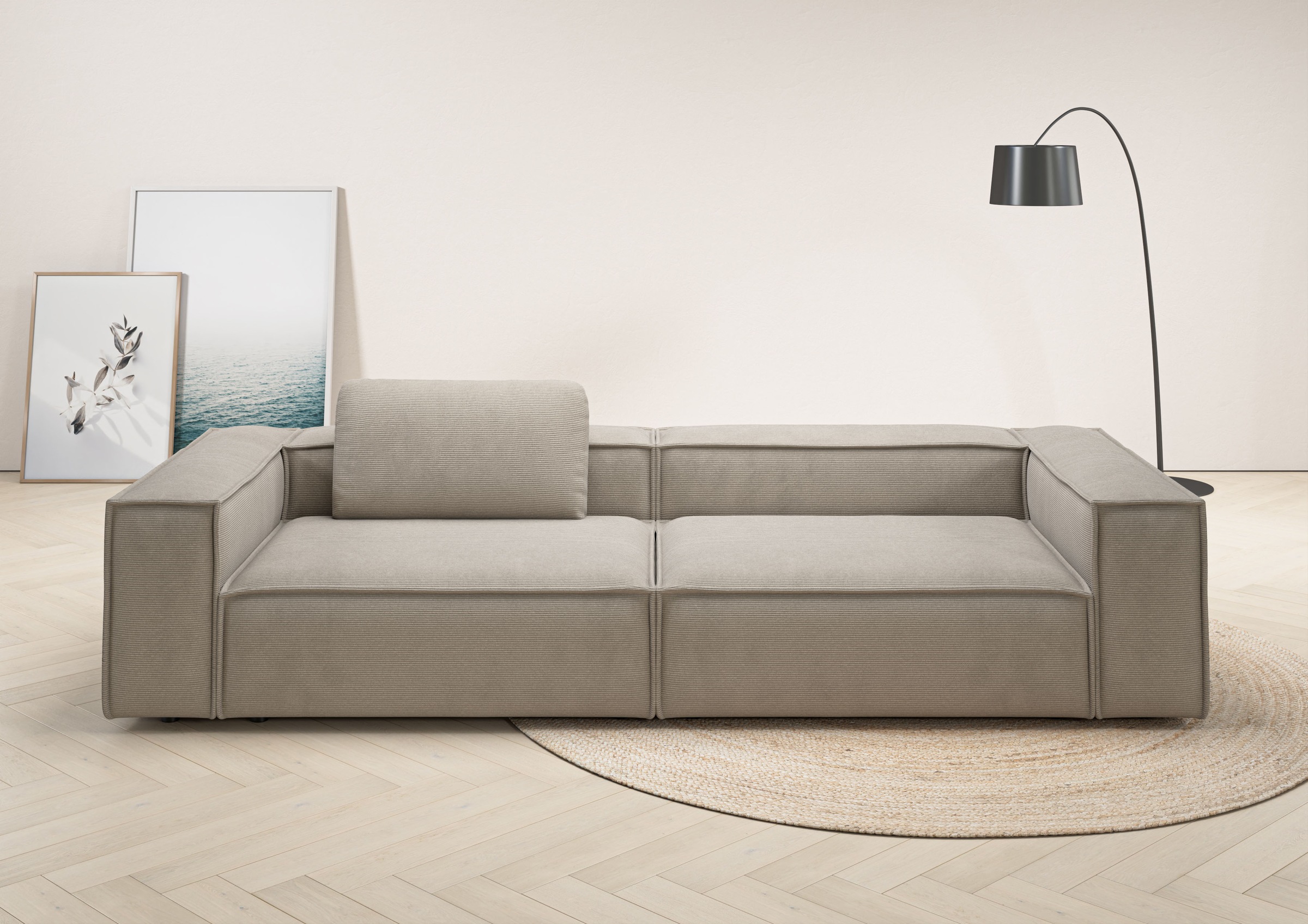 PLACES OF STYLE 3-Sitzer »Watertown moderner 3-Sitzer« extra breites Sofa m günstig online kaufen