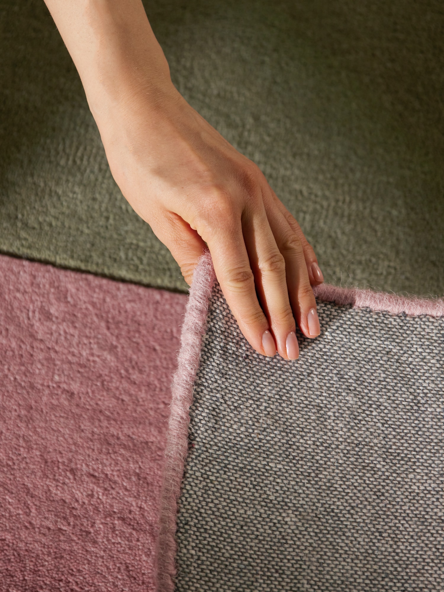Ted Baker Wollteppich »Curzon« rechteckig 17 mm Höhe Wolle, Naturteppich, Handgemacht, Wohnzimmer, Schlafzimmer, bunt