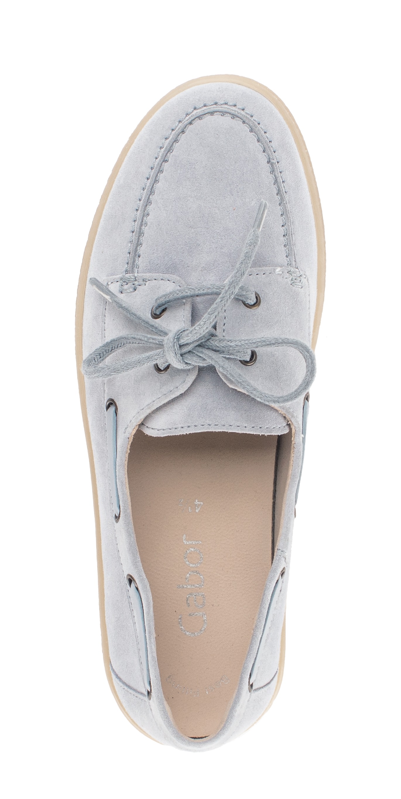 Gabor Bootsschuh  , Plateau, Schnürschuh, Halbschuh mit modischen Durchzügen