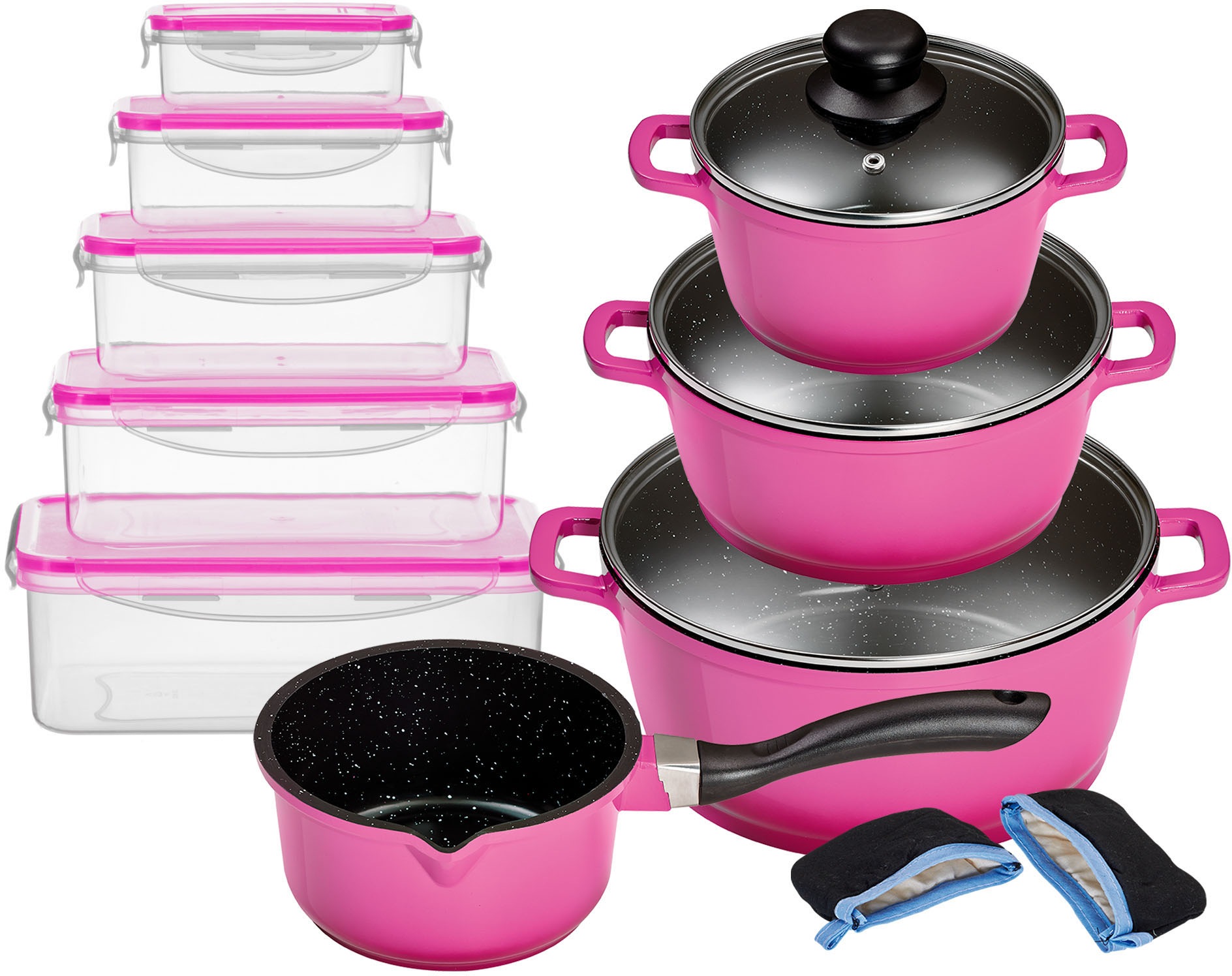 KING Topf-Set »ALUGUSS« Aluminiumguss Set, je 1 Kochtopf 16/20/24 cm, 1 Sti günstig online kaufen