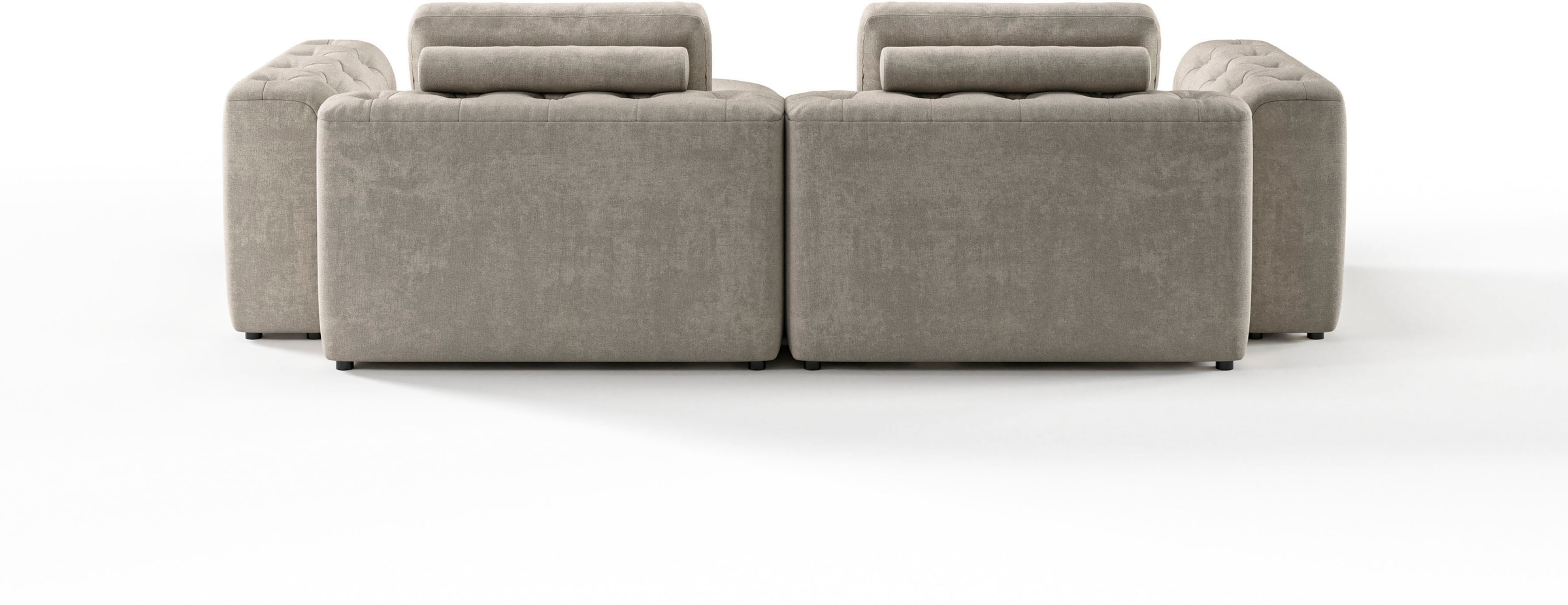 RAUM.ID Ecksofa »Cushid L-Form«, Modulset, bestehend aus 3 Teilen
