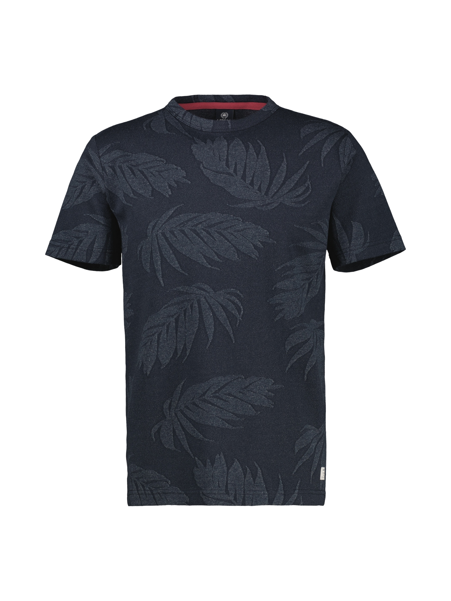 LERROS T-Shirt »LERROS Jacquard T-Shirt in Übergrößen«