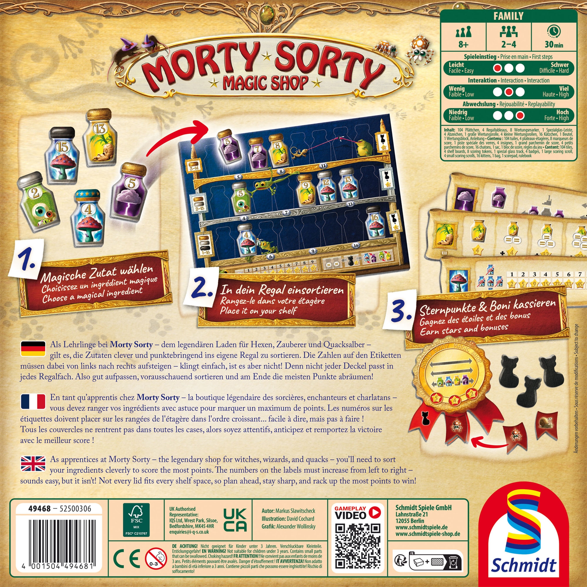 Schmidt Spiele Spiel »Morty Sorty Magic Shop«