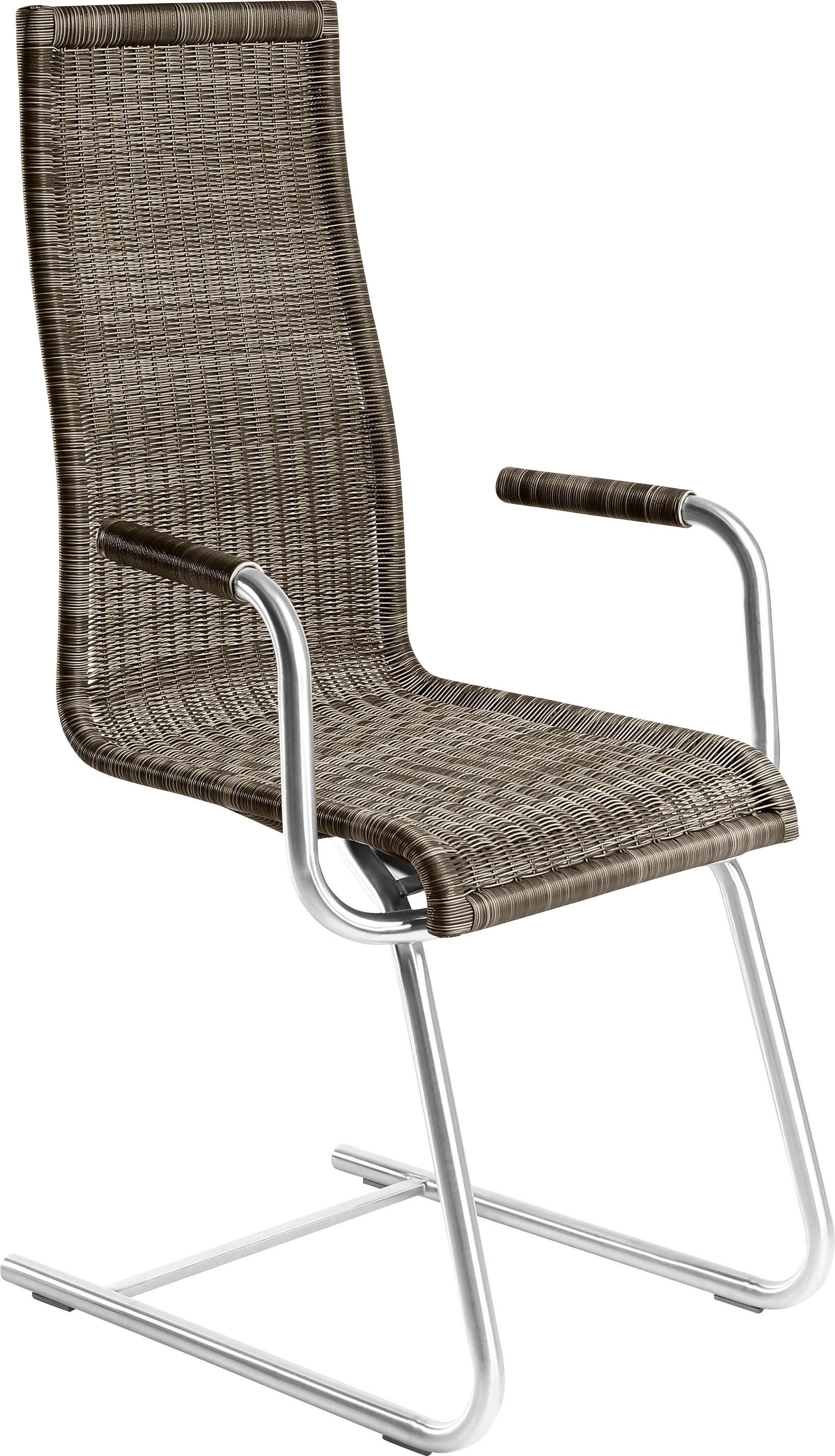 WK WOHNEN Freischwinger »WK 7401« () Rundrohrgestell in Edelstahloptik, Vol günstig online kaufen