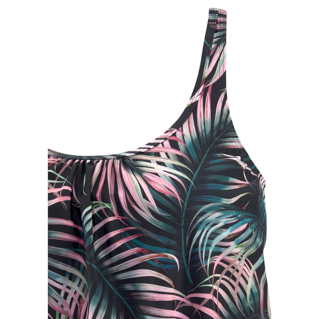 LASCANA Oversize-Tankini-Top »Reese«, mit modernem Print