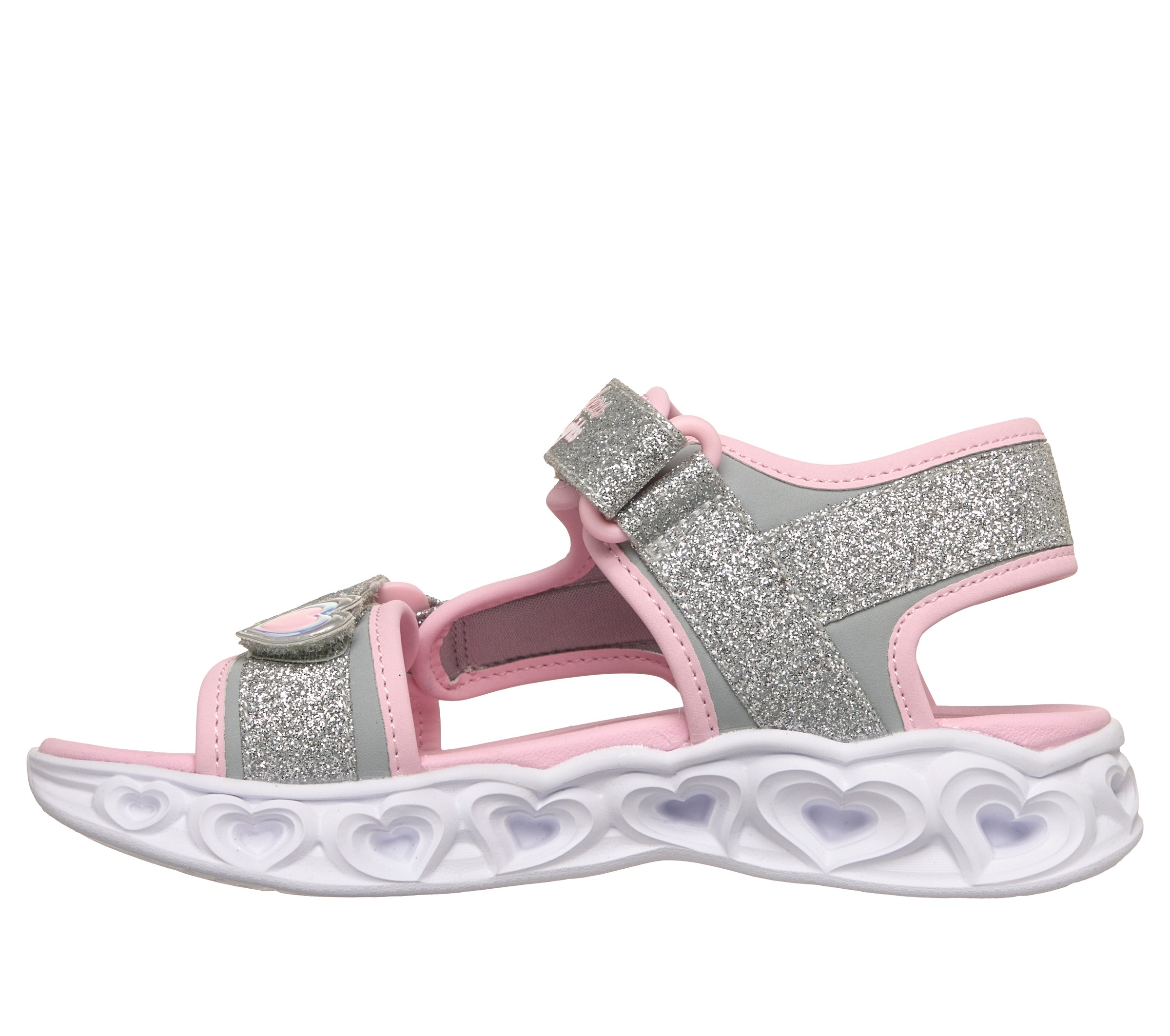 Skechers Sandale »HEART LIGHTS SANDALS«  Sommerschuh mit Klettverschluss, Größenschablone zum Download
