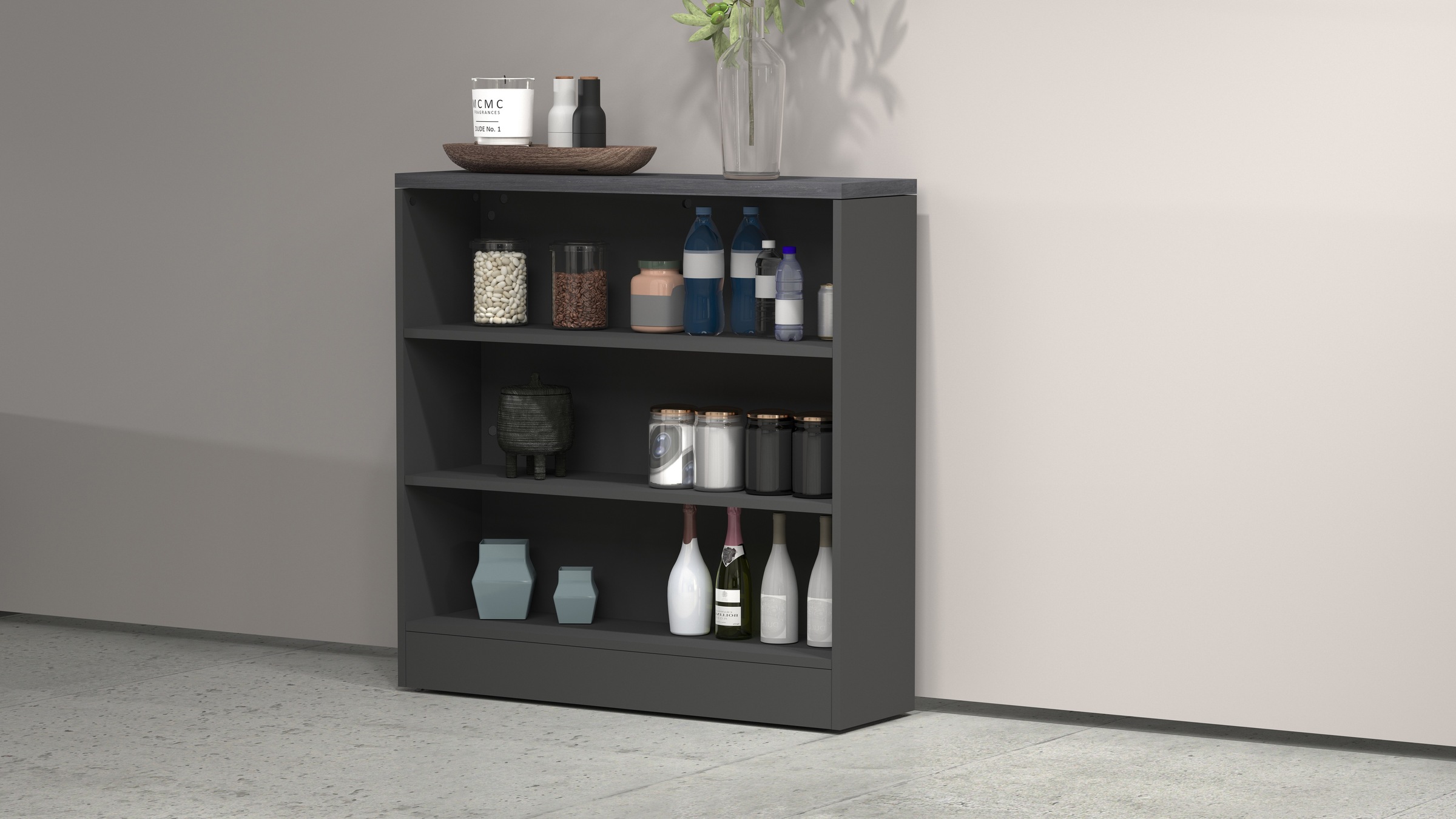 KOCHSTATION Küchenregal »Sole,Regal,Standregal,Küchenregal,Ablageregal«, Ko günstig online kaufen