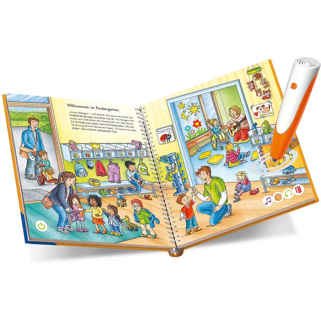 Ravensburger Spiel »tiptoi® Starter-Set: Stift und Wörter-Bilderbuch Kindergarten«