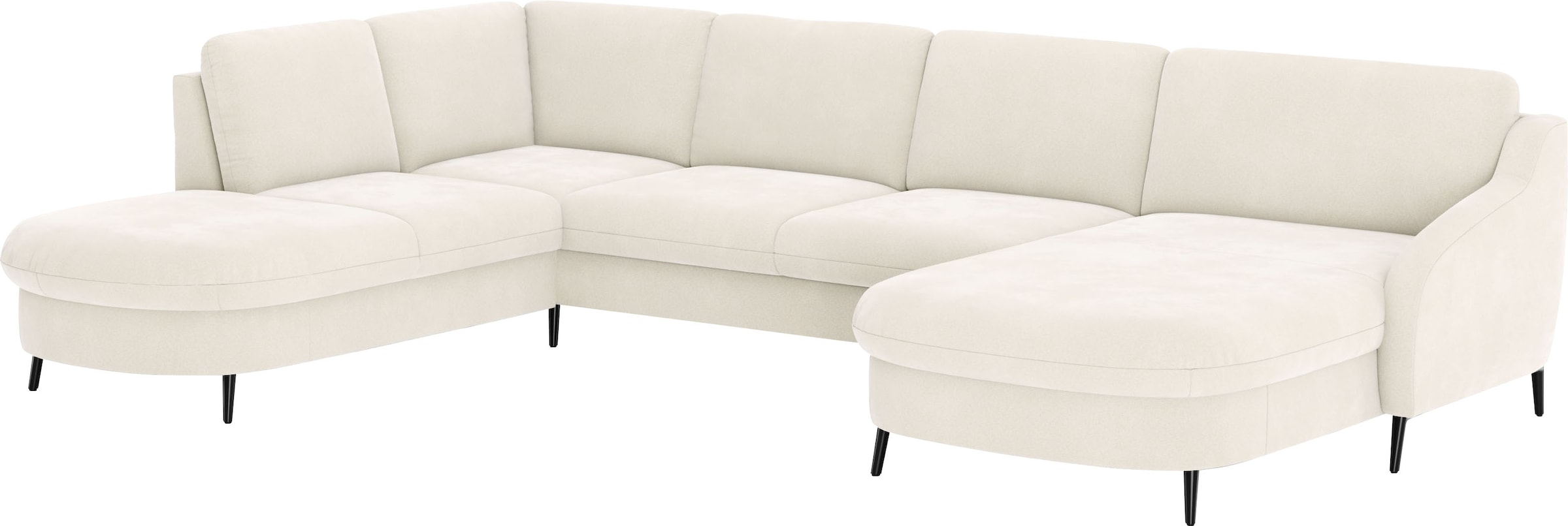 sit&more Wohnlandschaft »Soul U-Form«, wahlweise mit Bettfunktion und Bettkasten oder Schubkasten