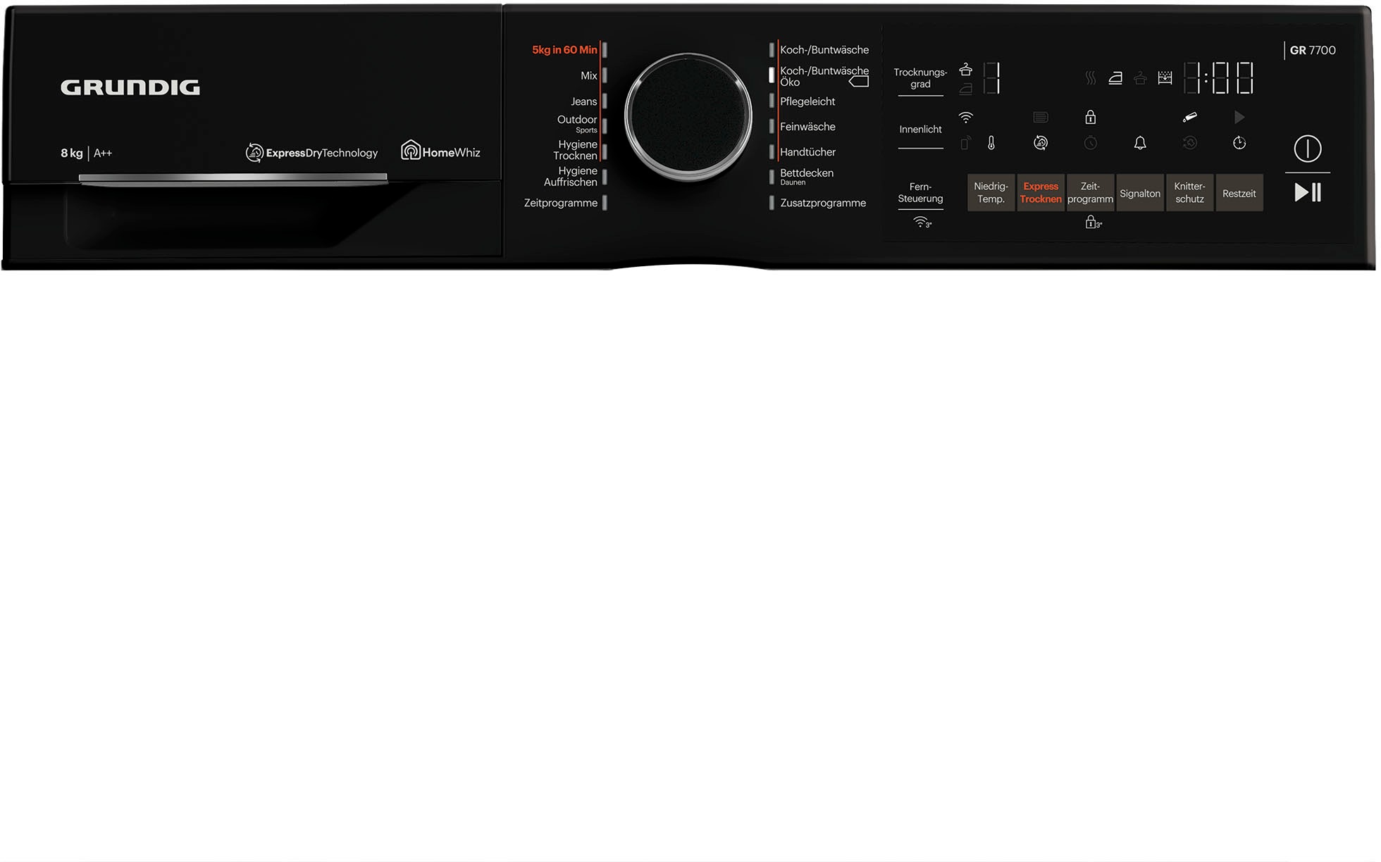 3. Bild von Grundig Wärmepumpentrockner »GT77823WHF12«, 8 kg