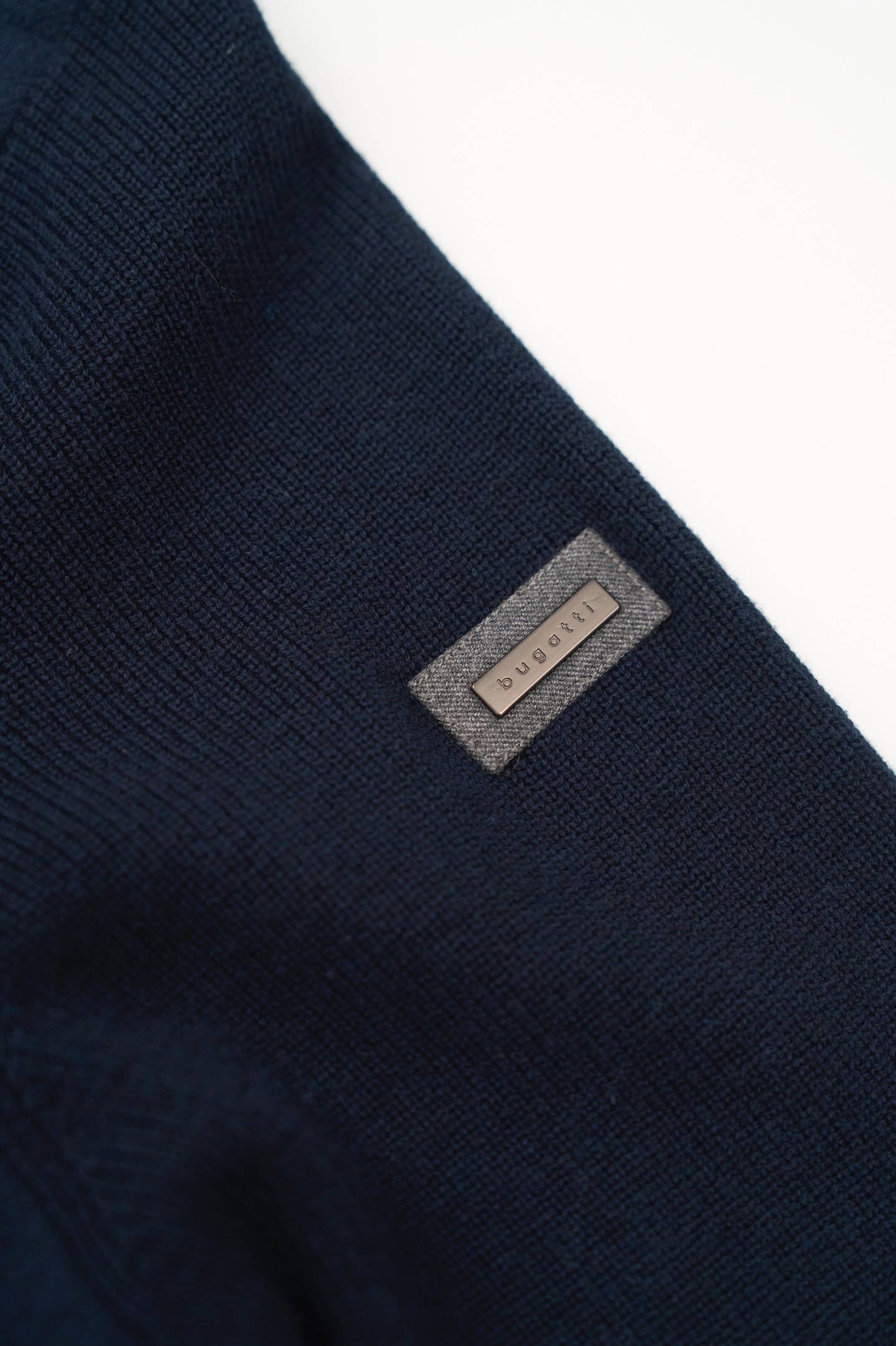bugatti Strickjacke, mit Stehkragen