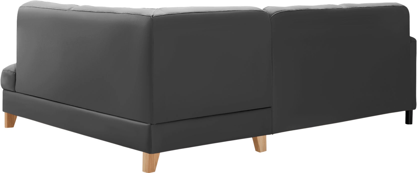 exxpo - sofa fashion Ecksofa »Elio, kompakt und komfortabel, bequem, zeitloses Design, L-Form«, wahlweise mit Bettfunktion und Bettkasten