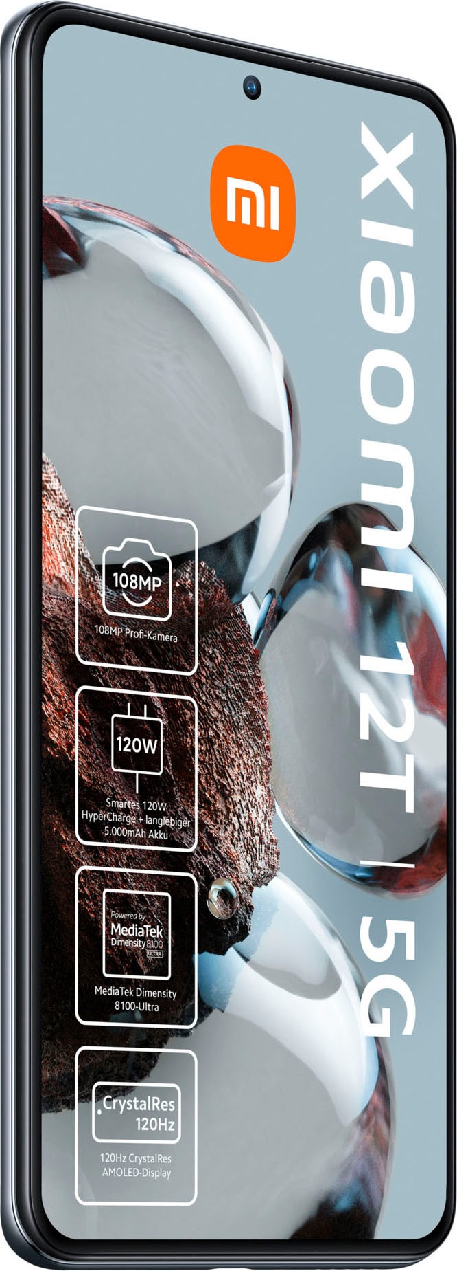 3. Bild von Xiaomi Smartphone »12T 8GB+256GB«, Silver, 16,9 cm/6,67 Zoll, 256 GB Speicherplatz, 108 MP Kamera