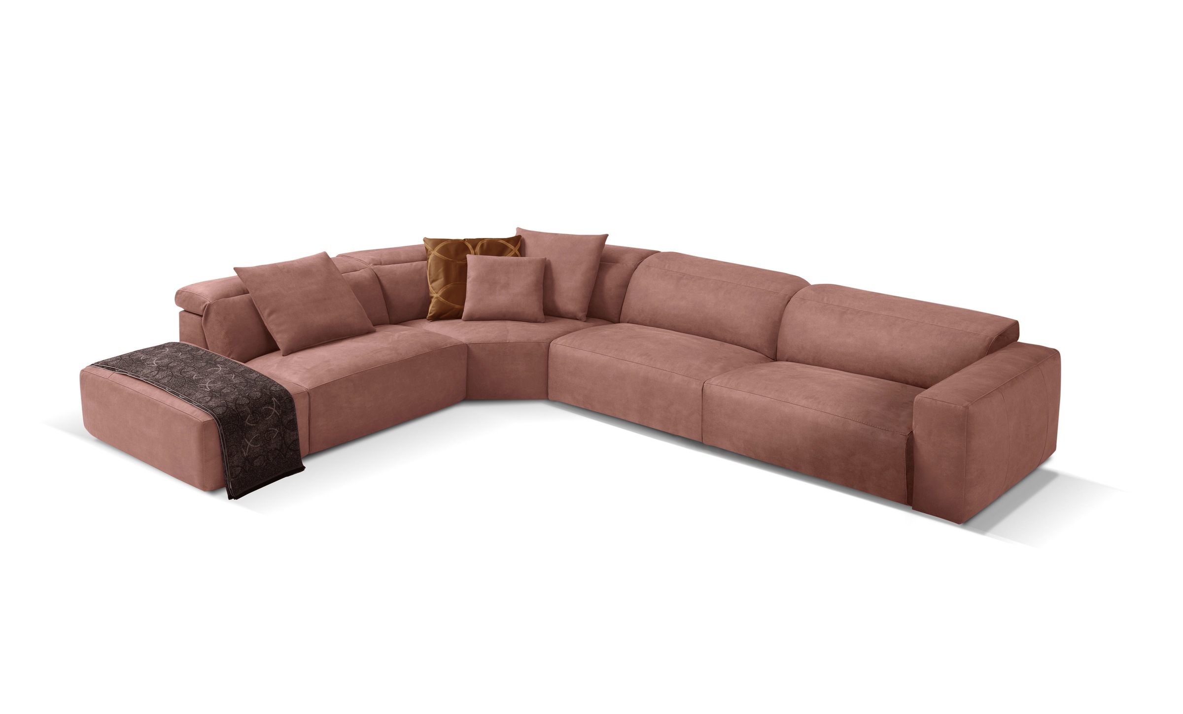 Egoitaliano Ecksofa »Beverly, extravangantes Designsofa mit erstklassigem S günstig online kaufen