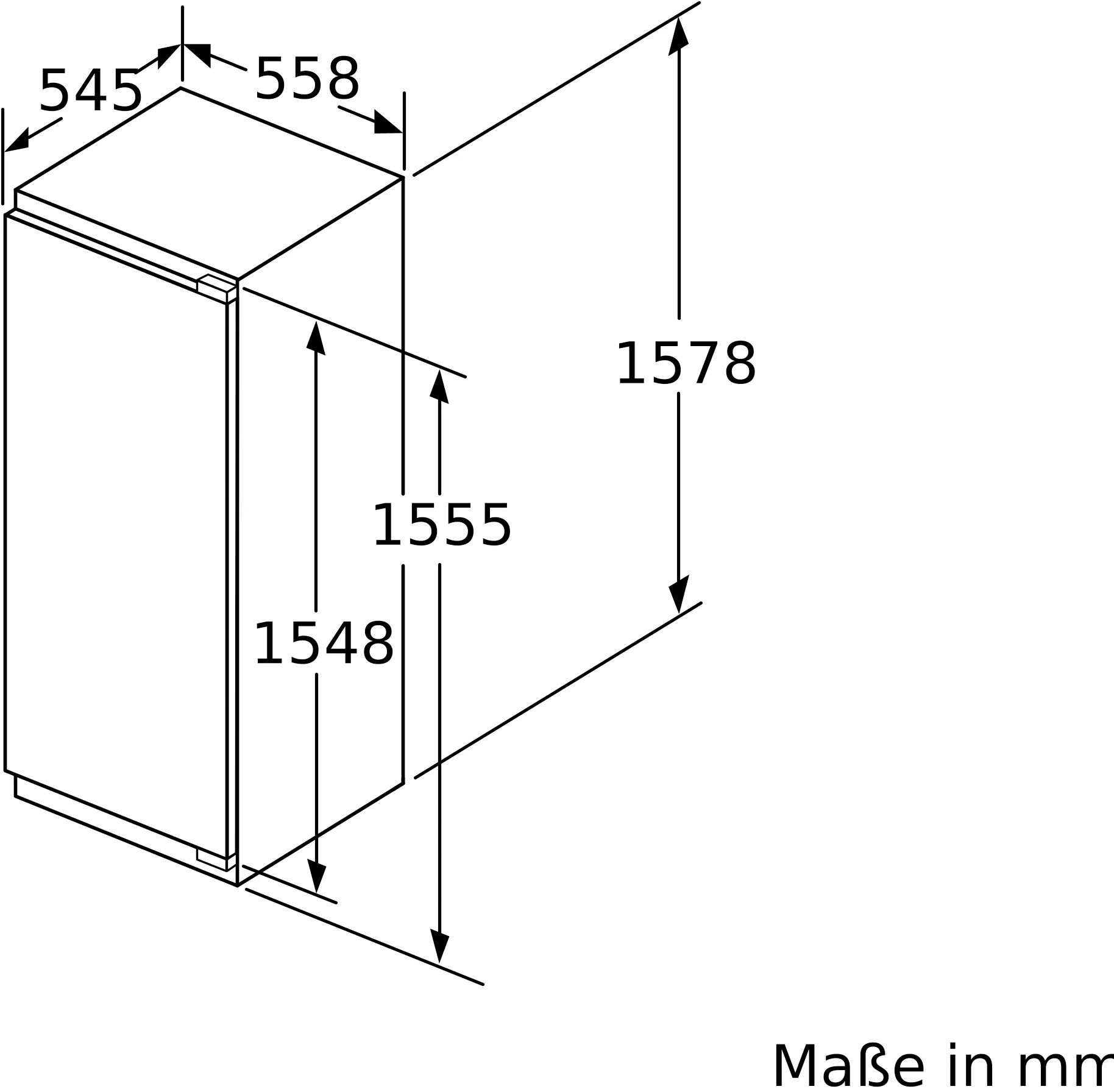 SIEMENS Einbaukühlschrank »KI72LADE0«, KI72LADE0, 157,7 cm hoch, 55,8 cm breit