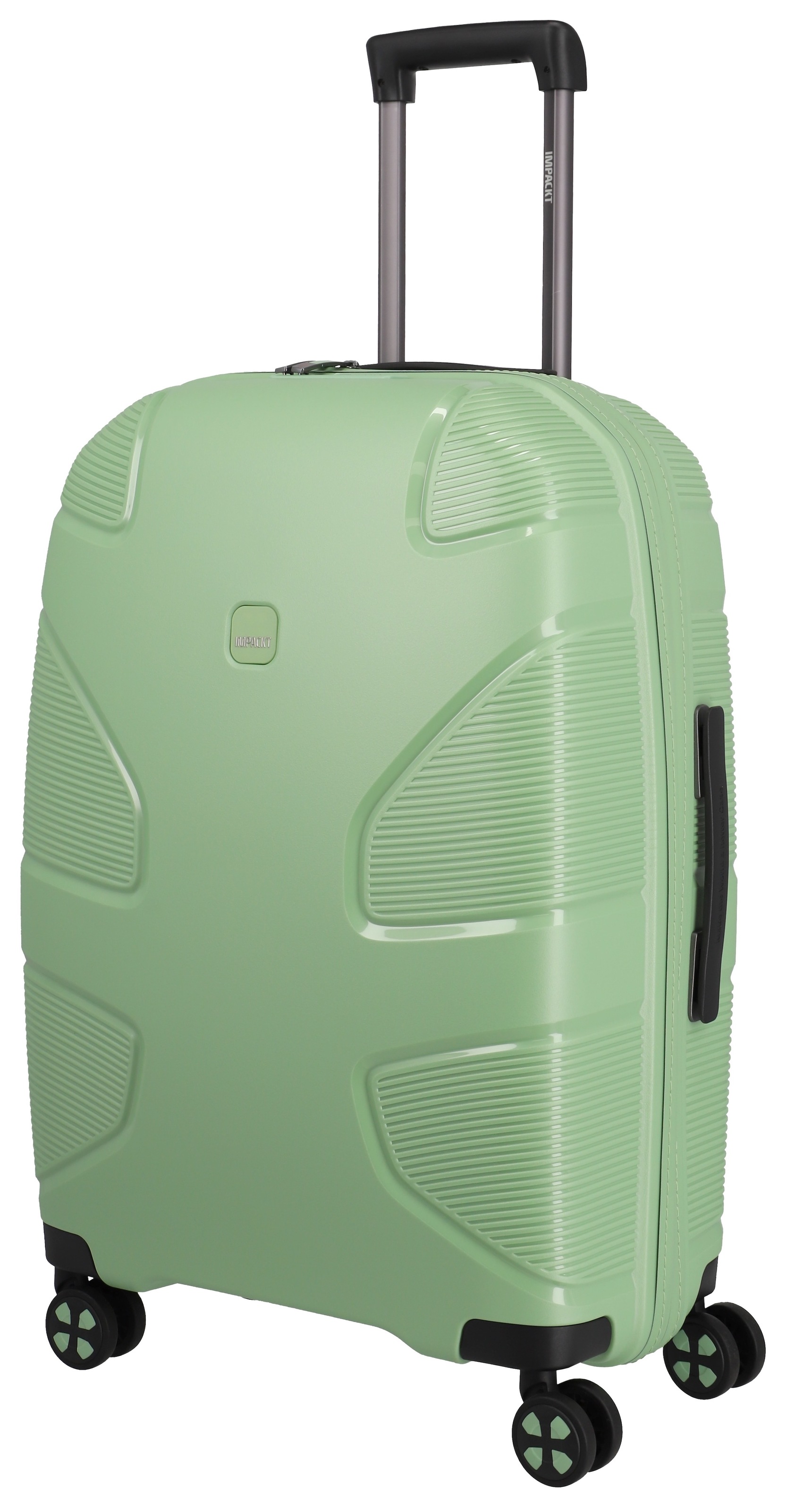 IMPACKT Hartschalen-Trolley »IP1, verschiedene Größen und Farben«, 4 Rollen, Hartschalen-Koffer vegan Koffer Reisegepäck USB-Port TSA Zahlenschloss