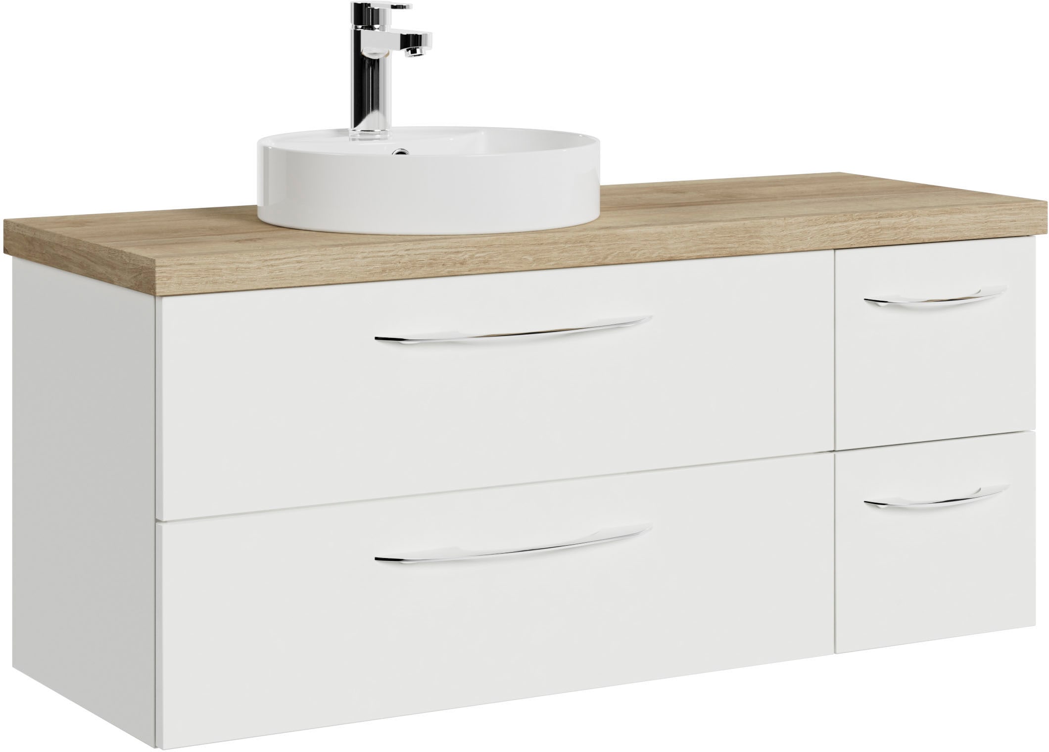 Saphir Waschtisch »Serie 4035«, 118 cm mit Keramik-Aufsatzbecken und Wascht günstig online kaufen