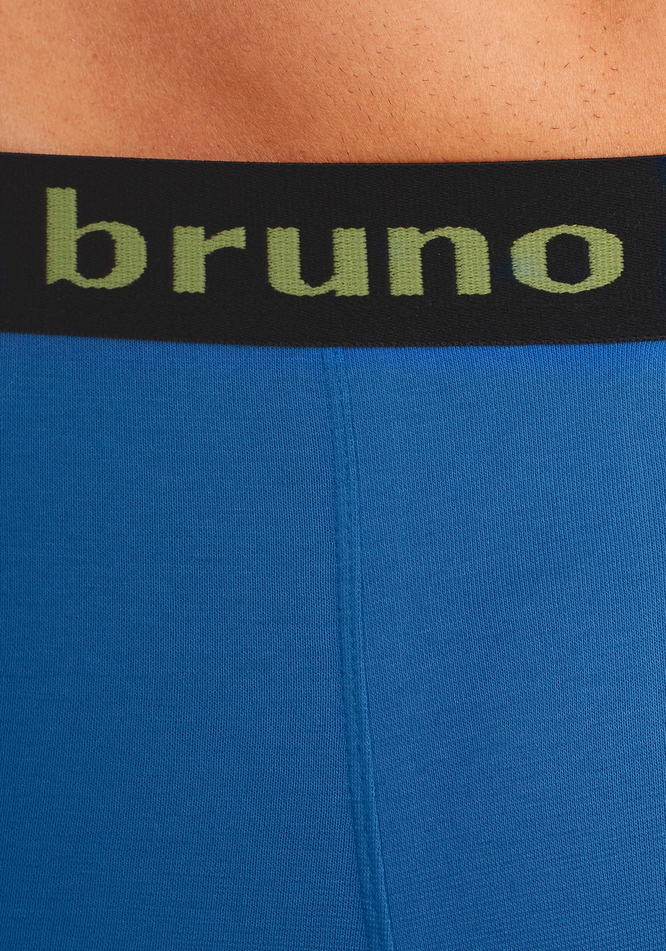 Bruno Banani Boxer »Boxershorts für Herren«, (Packung, 4 St.), mit längerem Bein und auffälligen Logobund