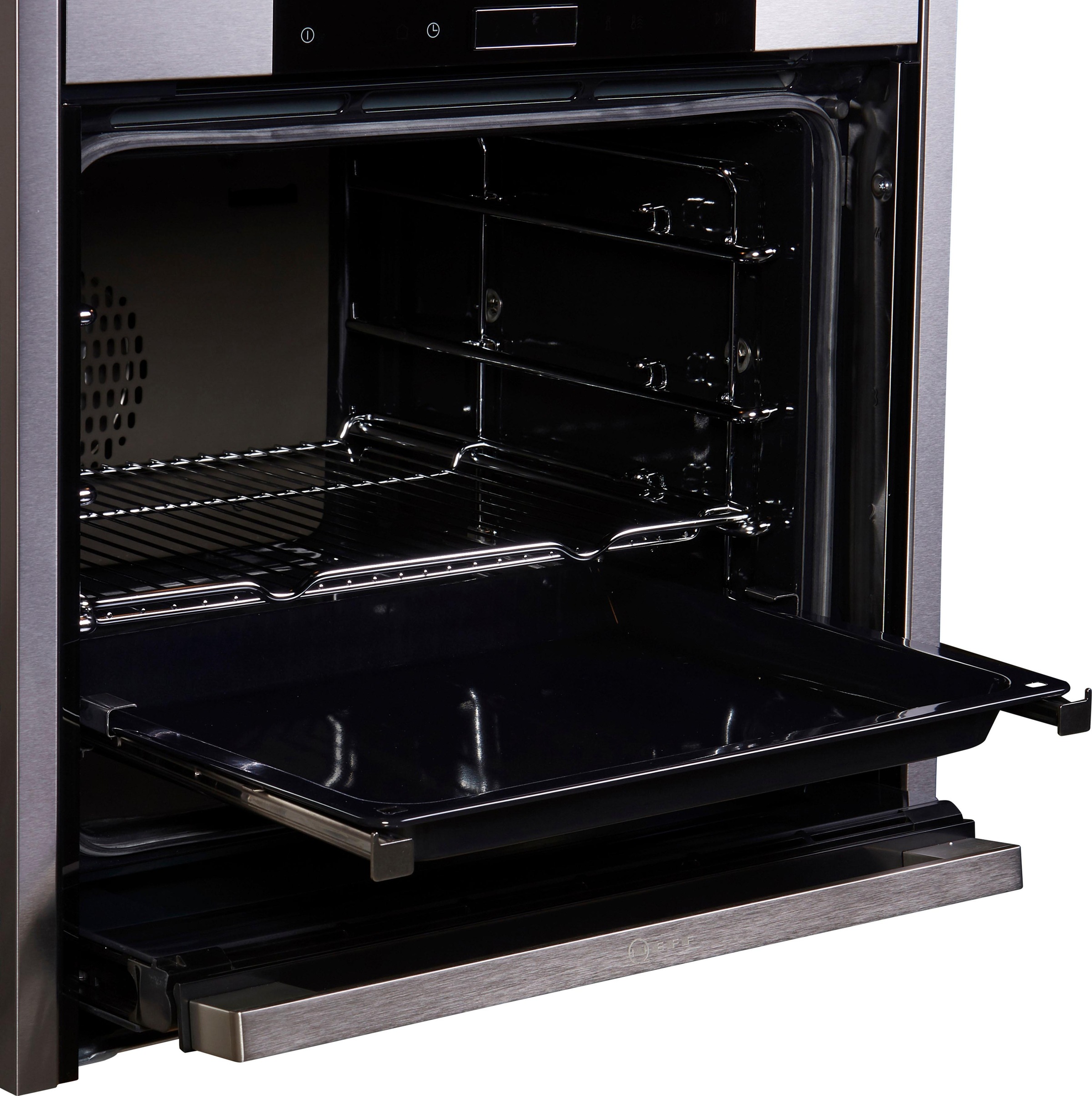 7. Bild von NEFF Einbaubackofen »B45CS24N0«, N 90, B45CS24N0, mit 1-fach-Teleskopauszug, easyClean, Slide&Hide®