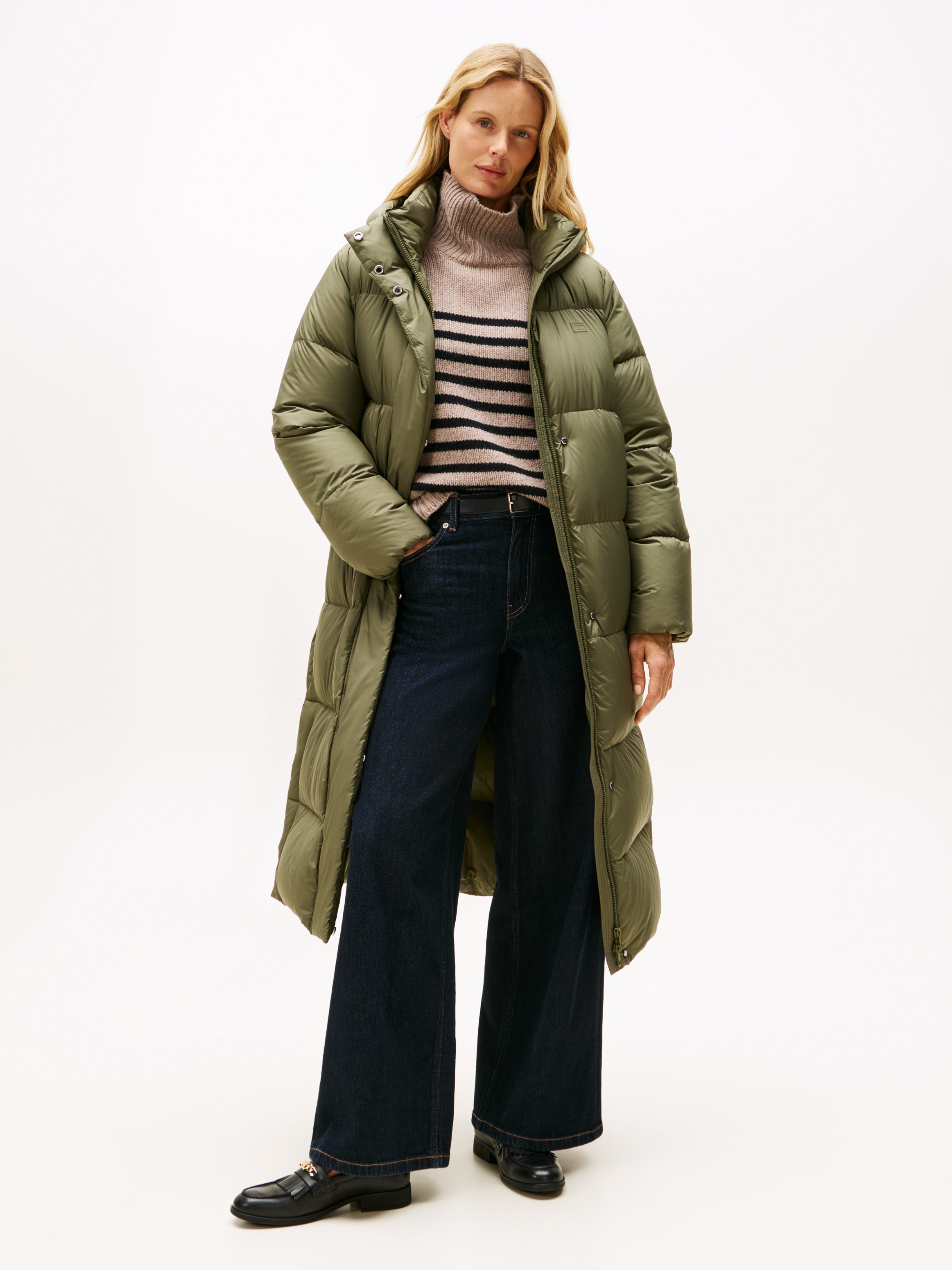 Tommy Hilfiger Daunenmantel »MODERN DOWN REG MAXI COAT« mit wärmenden Daunen gefüttert