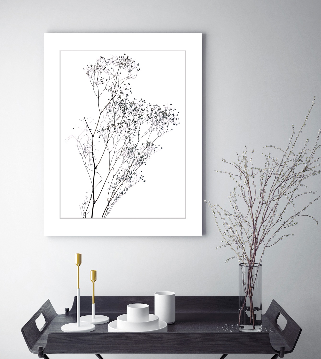 queence Bild »Dana«, Blumen, gerahmt, Blumen günstig online kaufen