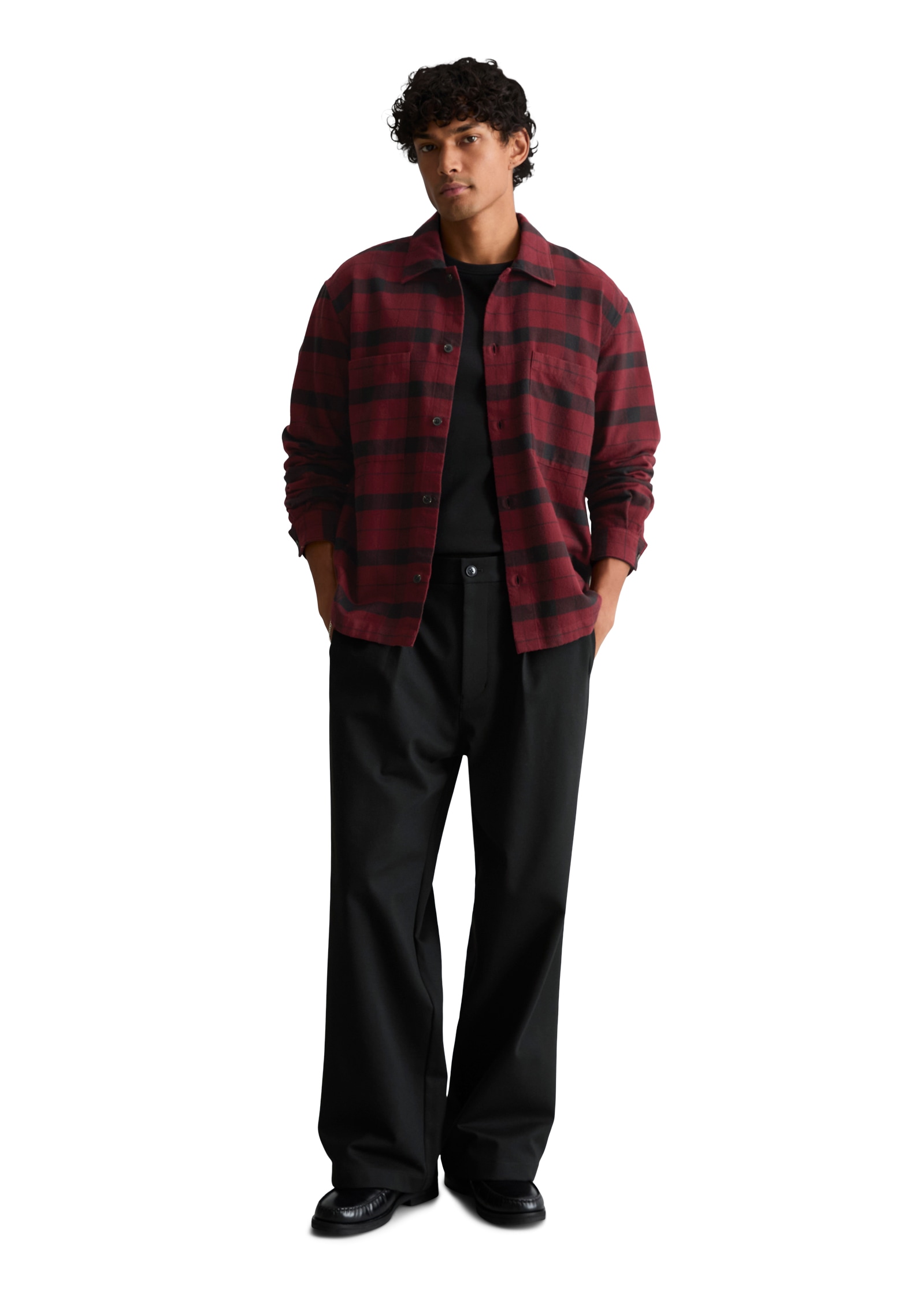 Marc O'Polo DENIM Flanellhemd »regular aus reiner Bio-Baumwolle«