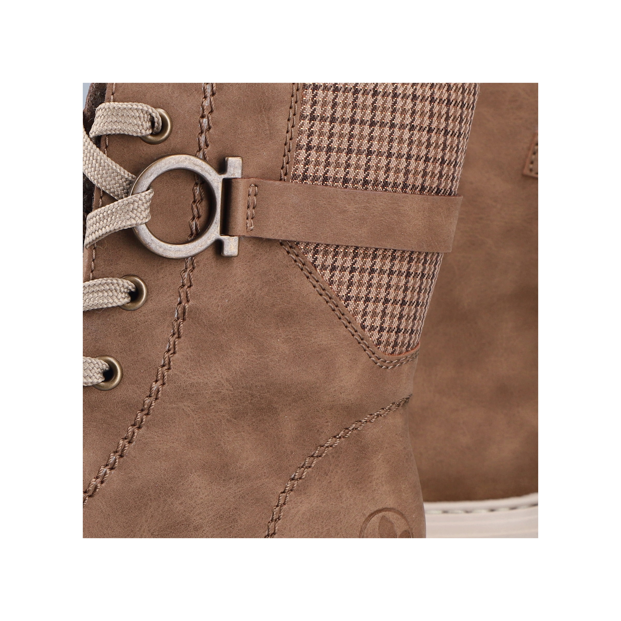 Rieker Schnürboots  Schnürstiefelette mit markanter Laufsohle