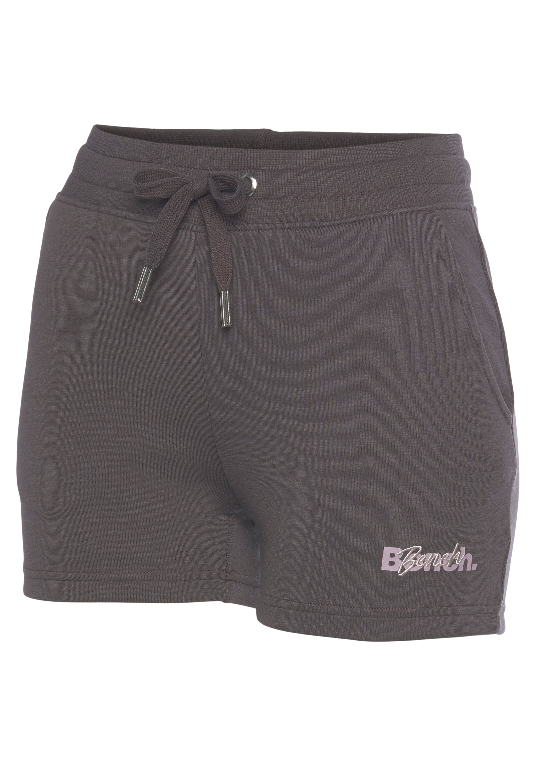 Bench. Loungewear Shorts  mit Logodruck und Stickerei