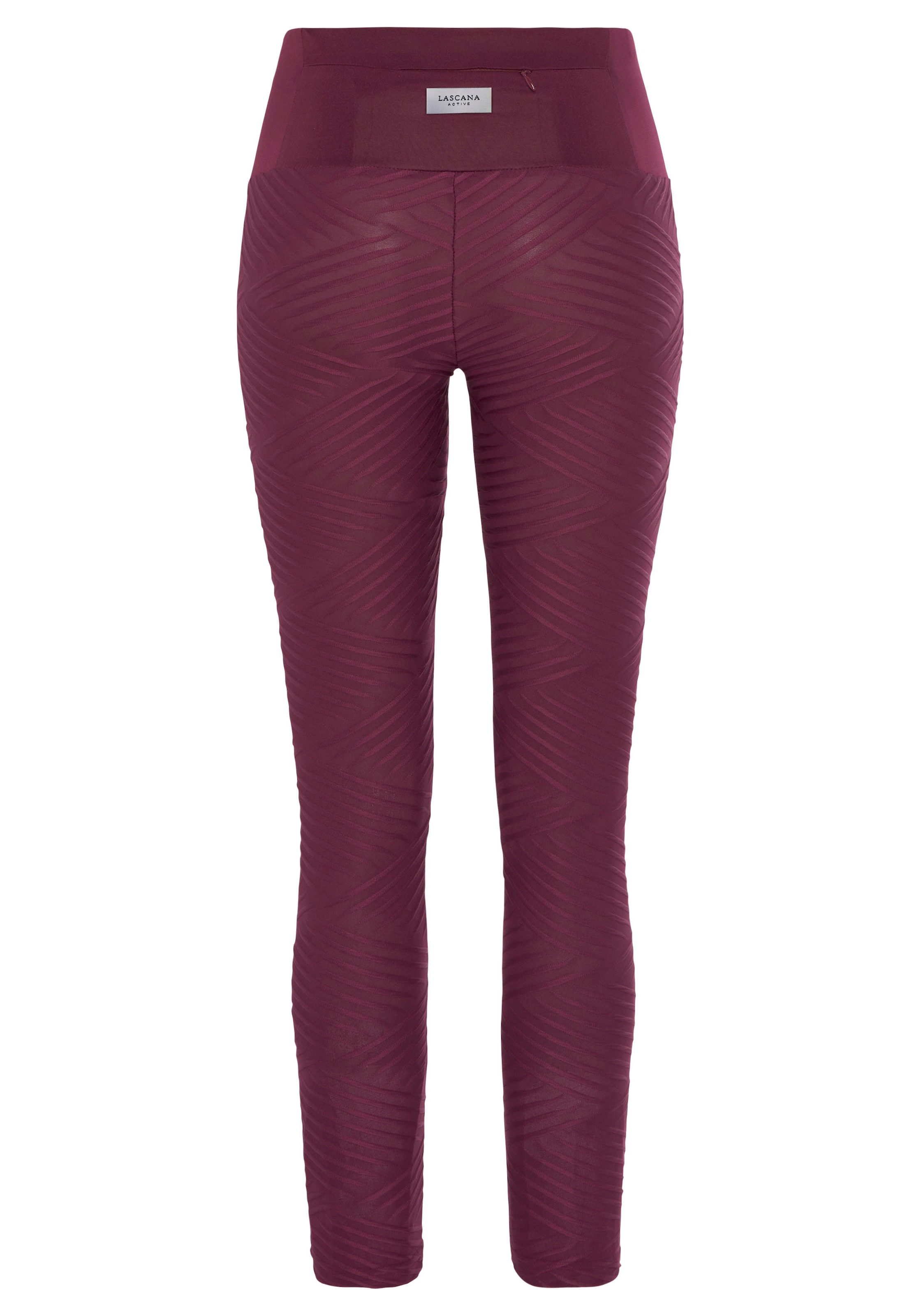 LASCANA ACTIVE Leggings, Sportleggings mit 3D-Struktur