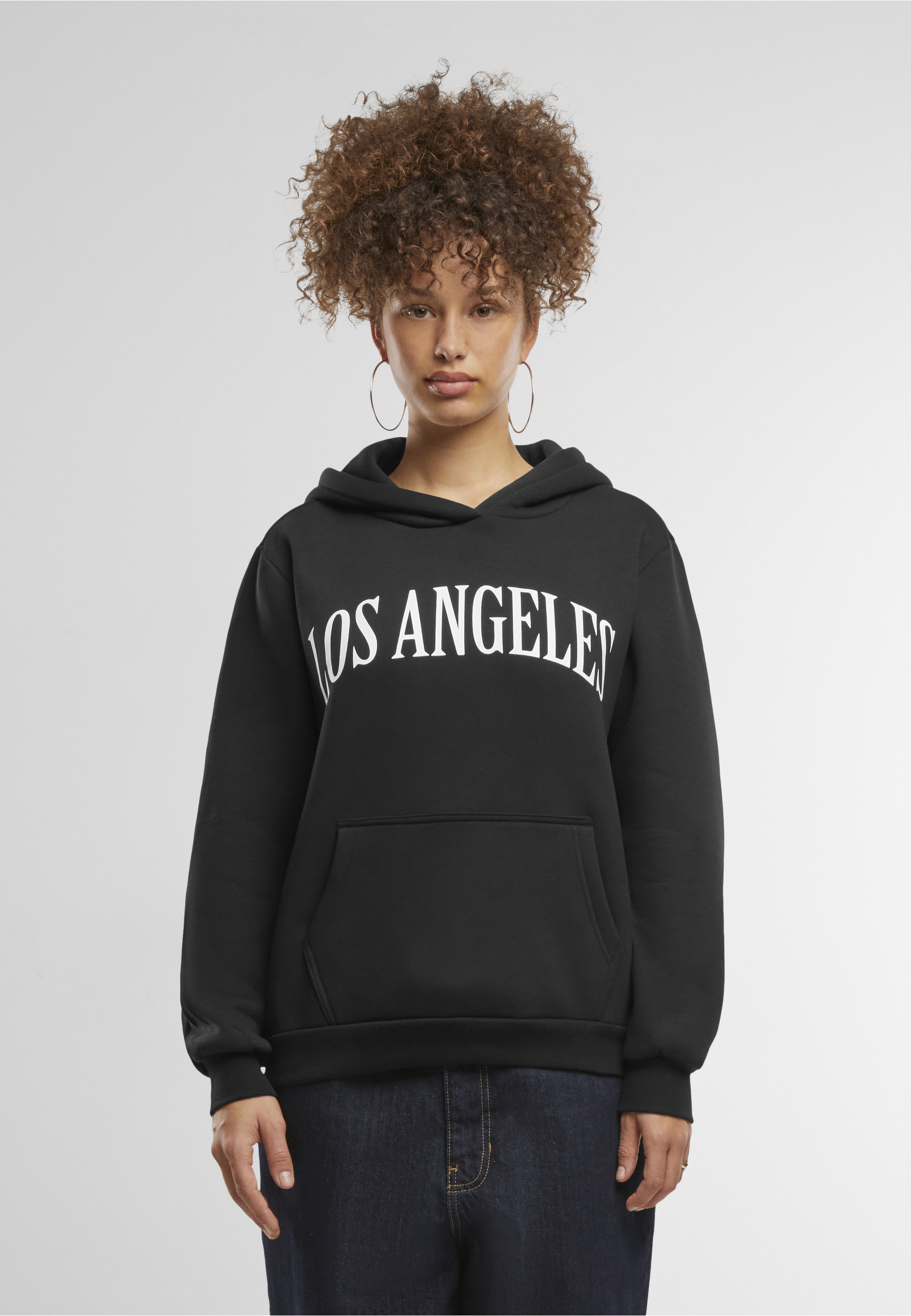 Miss Tee Kapuzensweatshirt »Miss Tee Los Angeles Ladies Fluffy Hoody«
