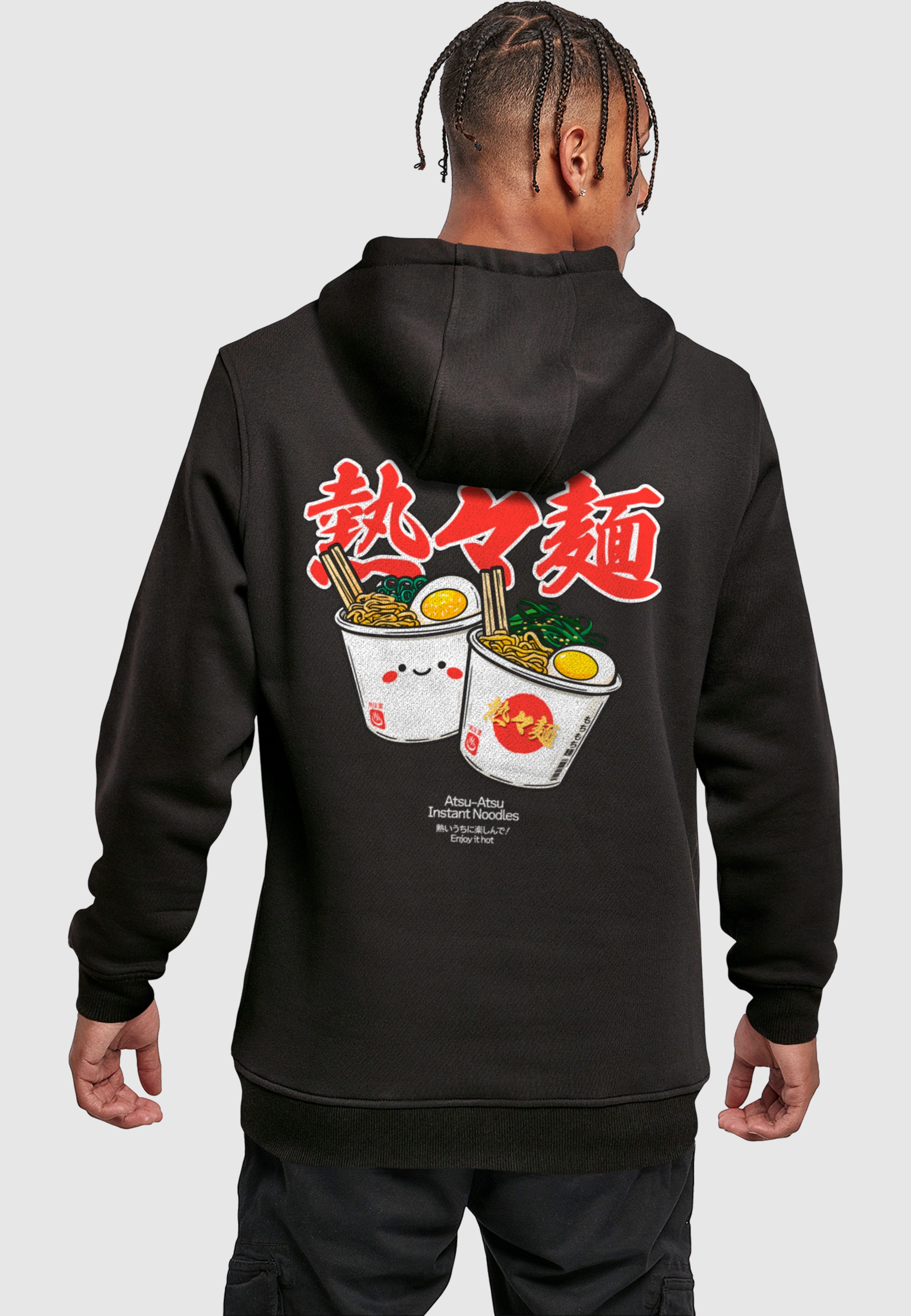 MisterTee Kapuzenpullover »MisterTee Love Ramen Noodles Hoody« 1 Stk.