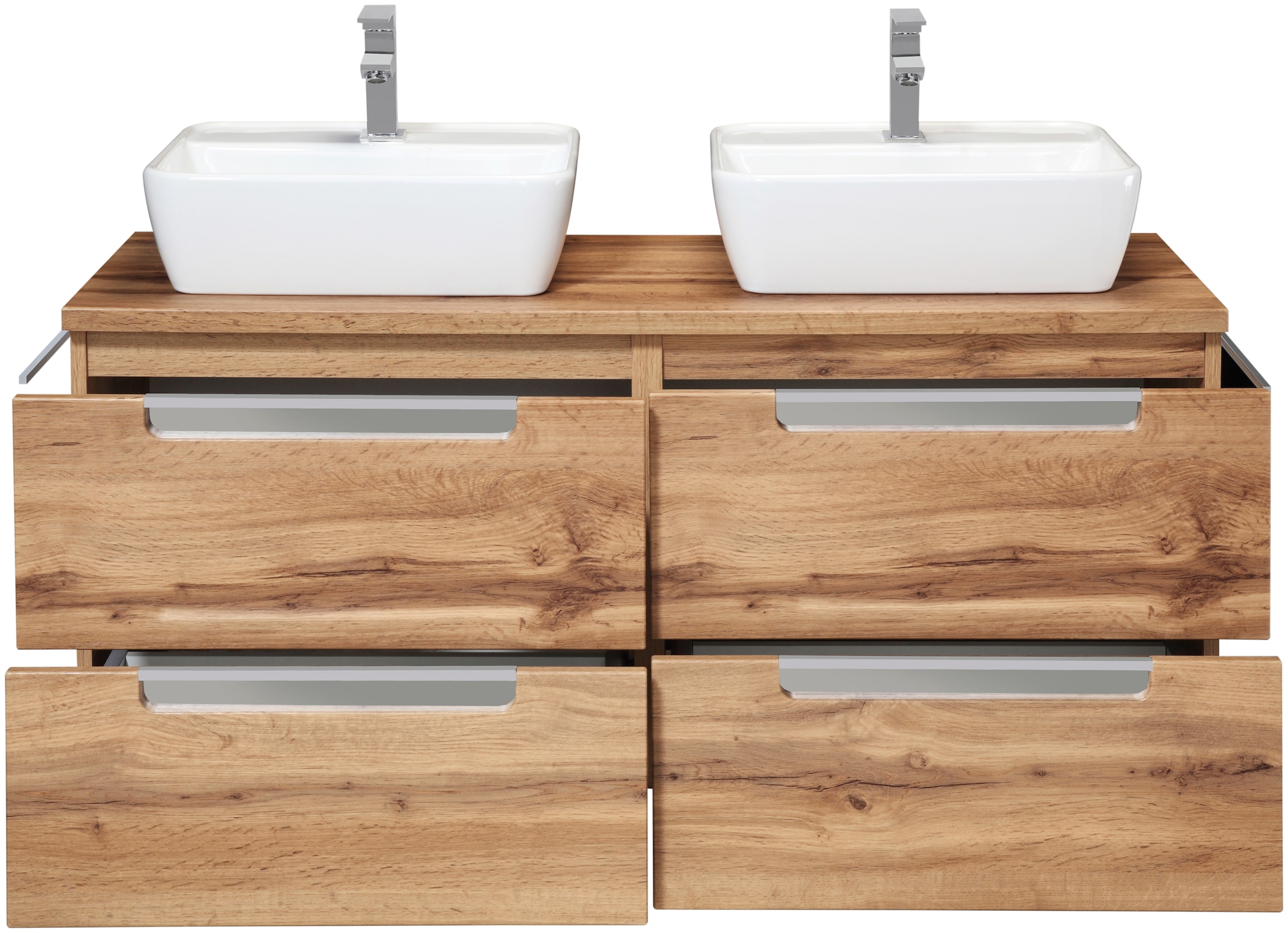welltime Badmöbel-Set »Malibu«, (Set, 2 St.), Breite 120 cm, mit Soft-Close