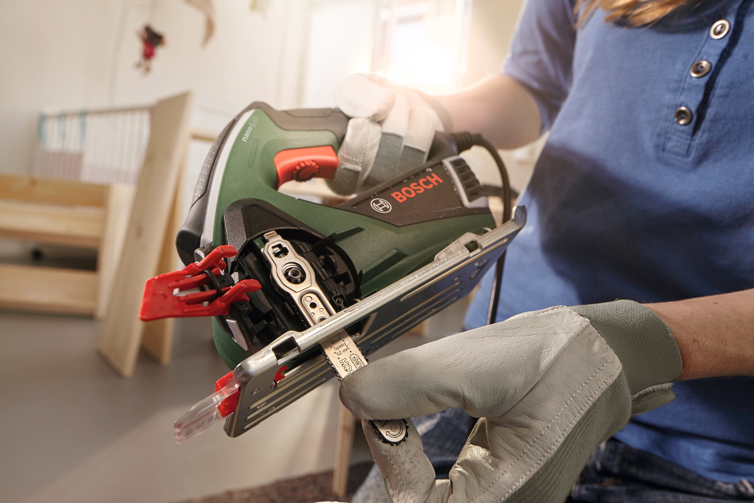 Bosch Home & Garden Multifunktionssäge »AdvancedCut 50 nanoBLADE-Säge«, (Set), 500 W, inkl. Zubehör